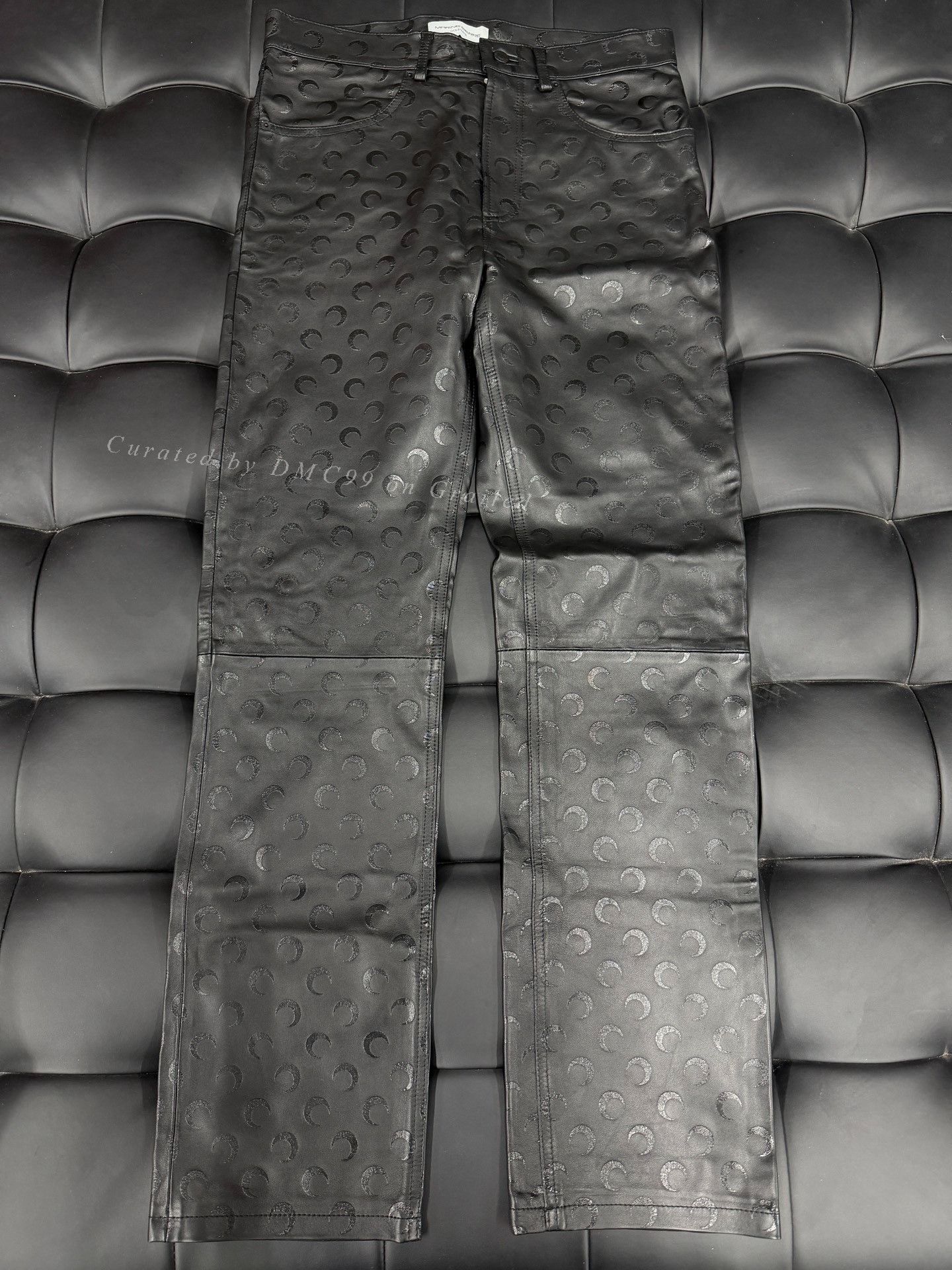 Marine Serre Marine Serre Lambskin Skinny Pants Size US 32 / EU 48 - 1 Thumbnail
