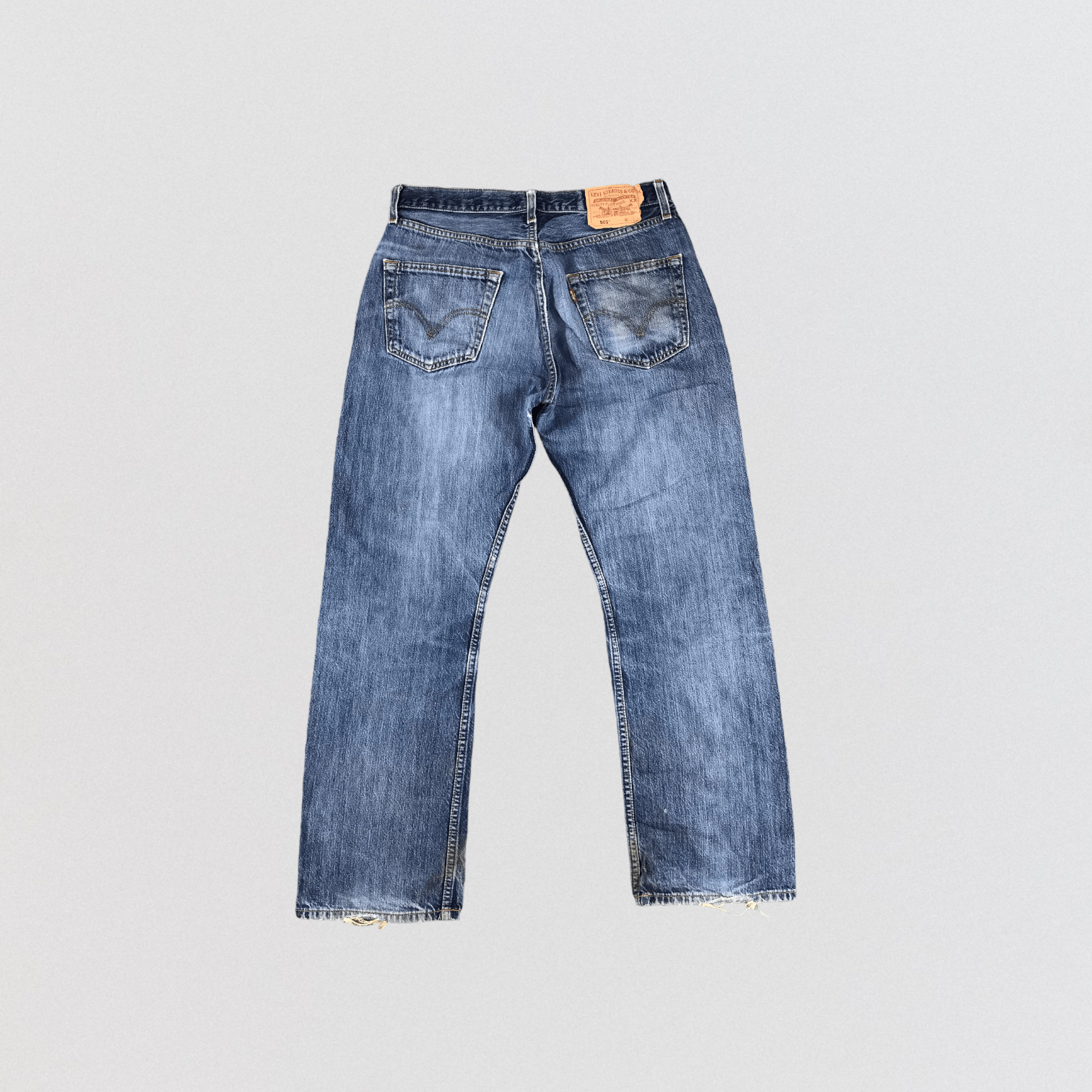 Levi's Vintage 90s Levis Jeans Lot 501-JM964 Size US 31 - 2 Thumbnail