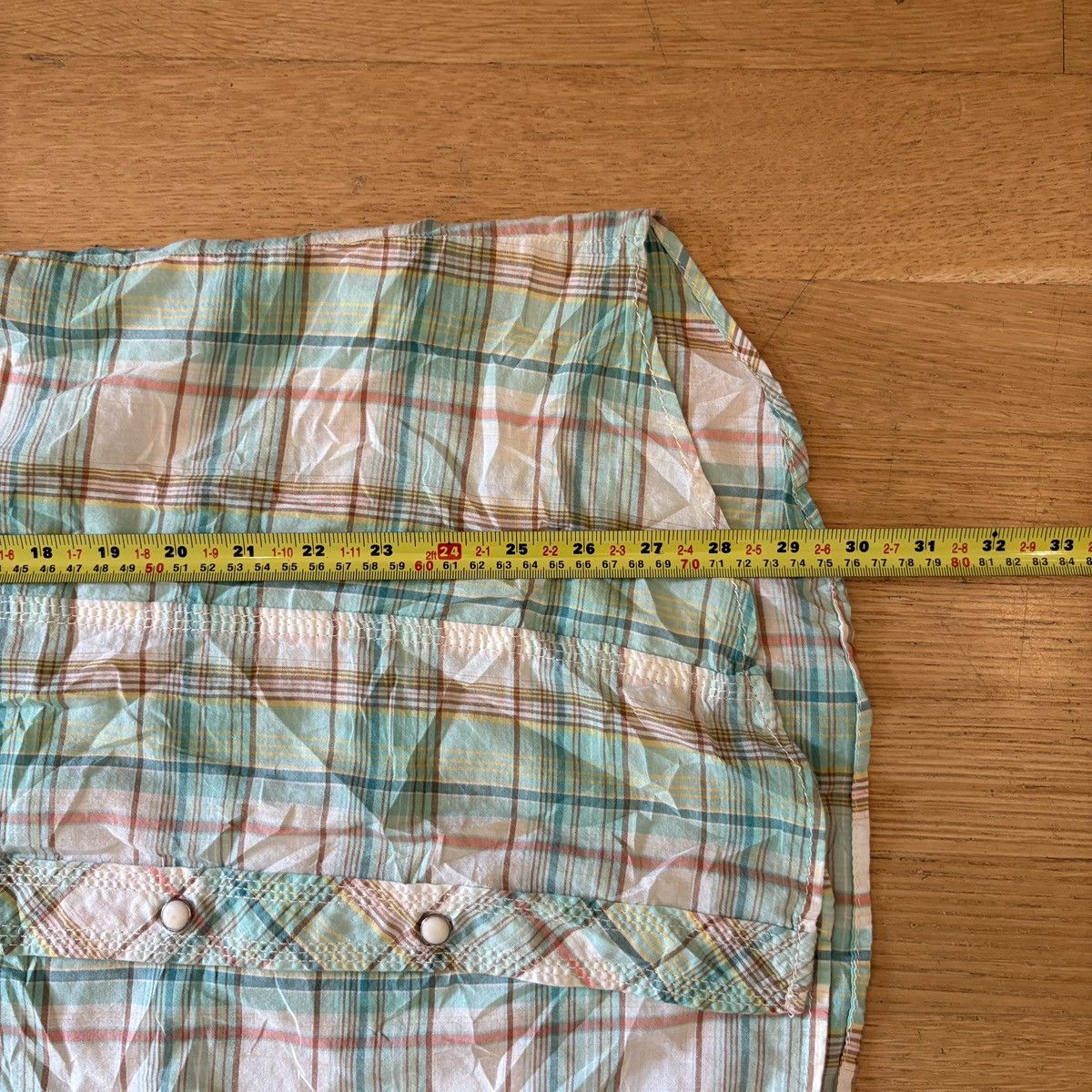 True Religion VINTAGE True Religion Green and White Plaid Button Up Size US L / EU 52-54 / 3 - 5 Thumbnail