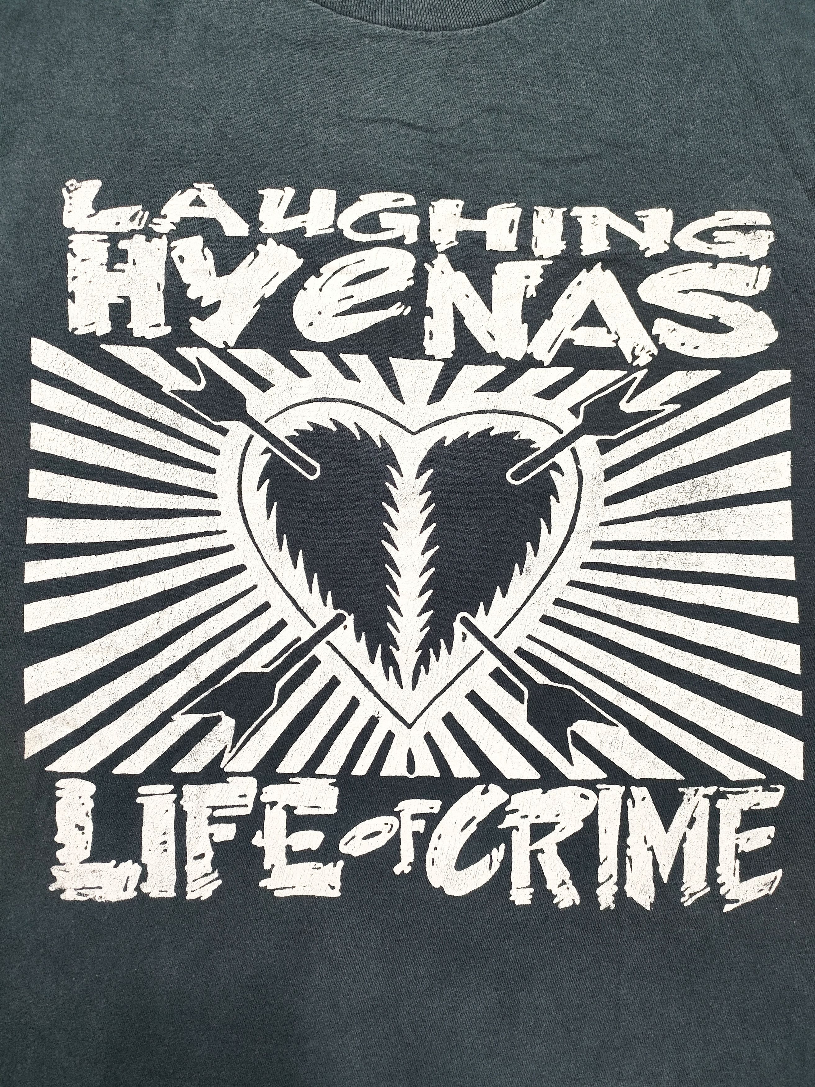 Band Tees 90s LAUGHING HYENAS "Life Of Cryme" Vintage Band Tee Grunge Size US L / EU 52-54 / 3 - 2 Thumbnail