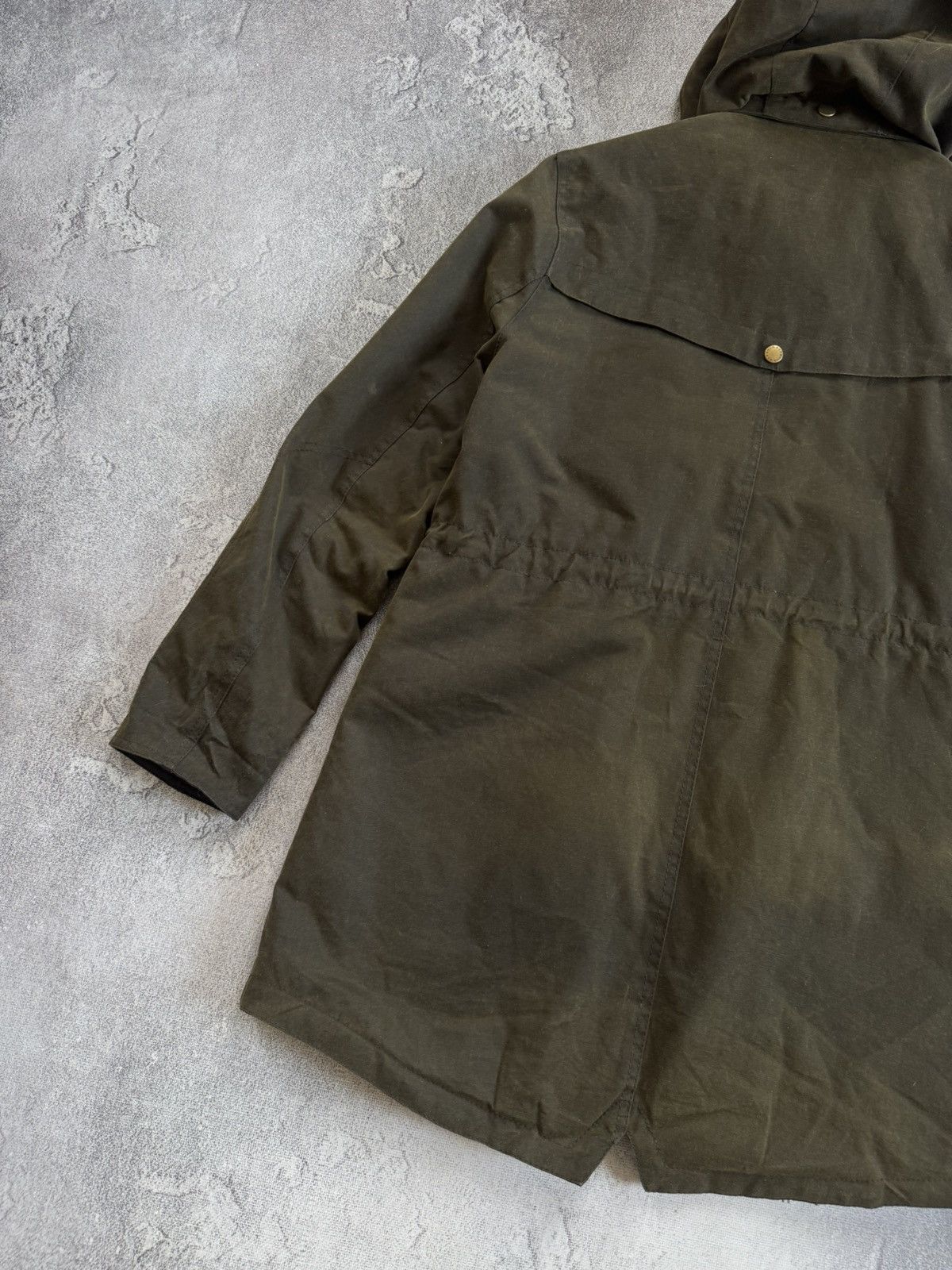 Barbour Barbour UK14/US10/EUR40 thrunton wax jacket waxed coat parka Size L / US 10 / IT 46 - 17 Thumbnail