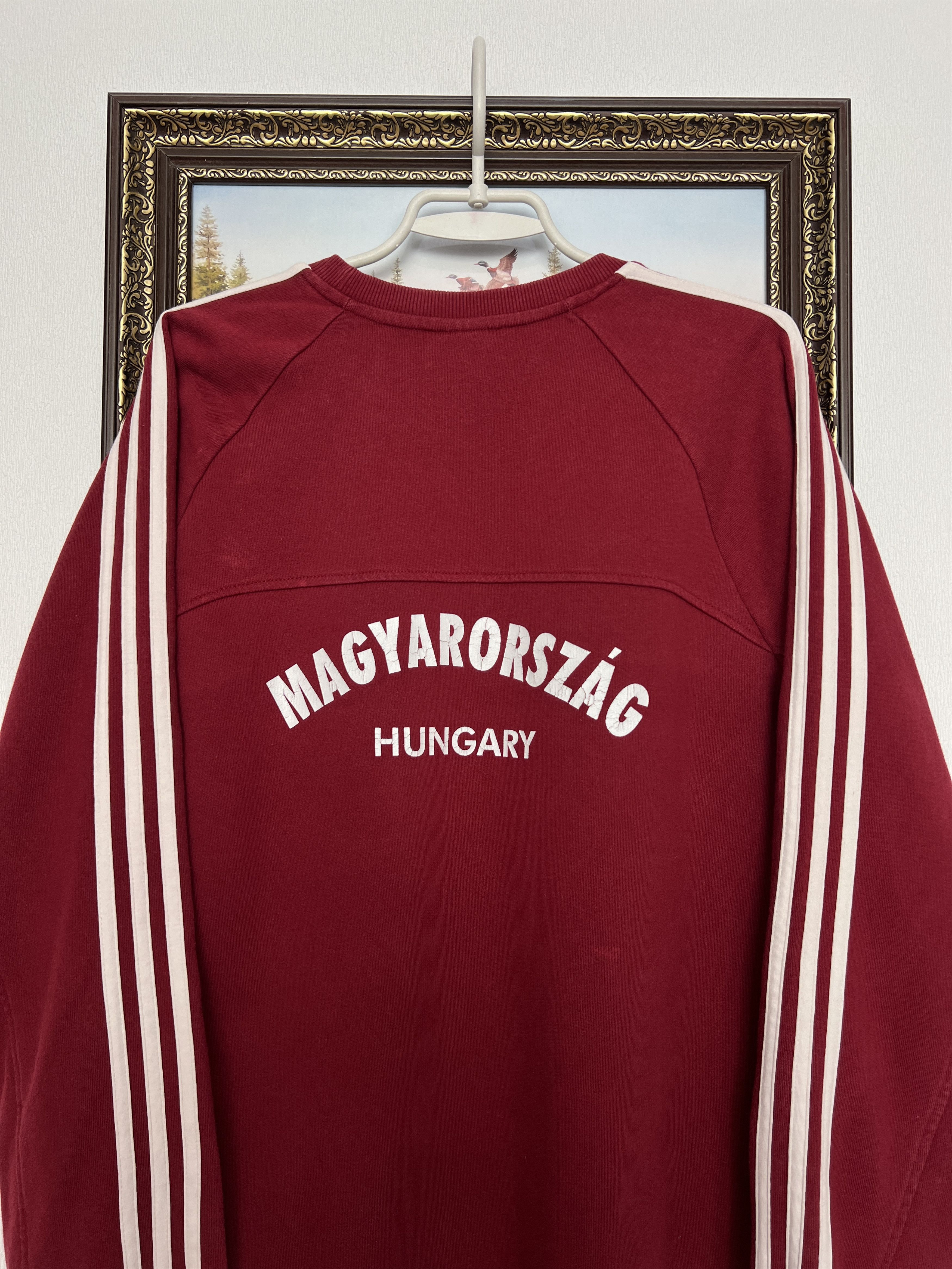 Adidas Vintage Hungary Football Sweatshirt Soccer Crewneck Track Size US M / EU 48-50 / 2 - 10 Thumbnail