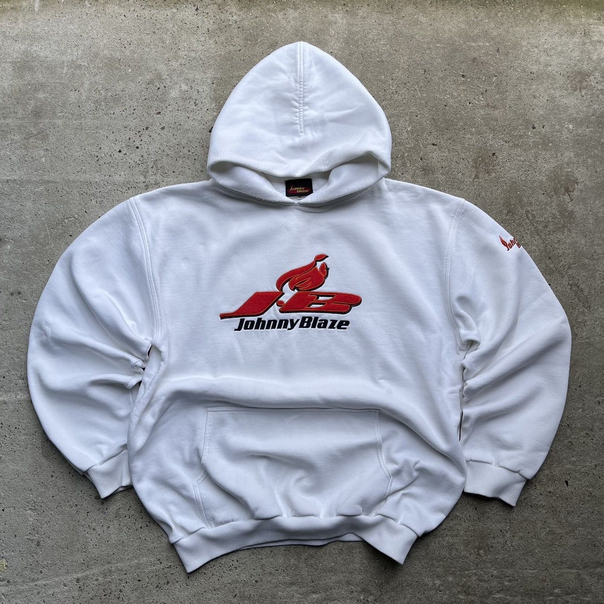 Rap Tees × Vintage × Wu-Tang Clan VINTAGE JOHNNY BLAZE HIP HOP HOODIE OVERSIZED Size US XXL / EU 58 / 5 - 1 Thumbnail