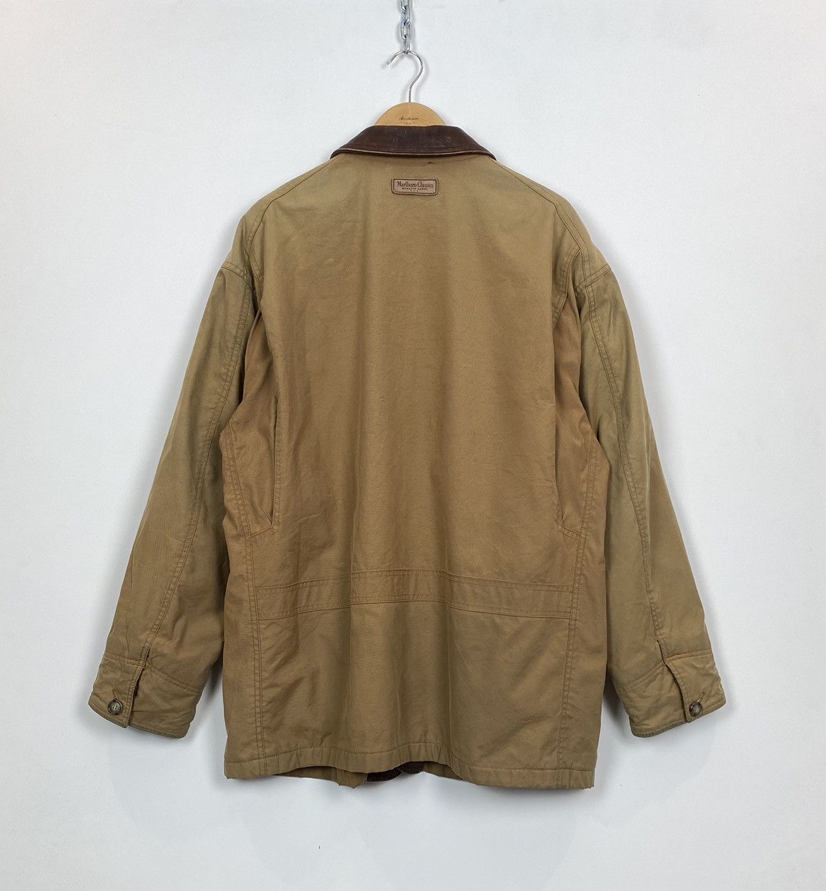 Vintage Vintage Marlboro Classics Full Zip Jacket Beige Men's Sz XL Size US XL / EU 56 / 4 - 15 Thumbnail