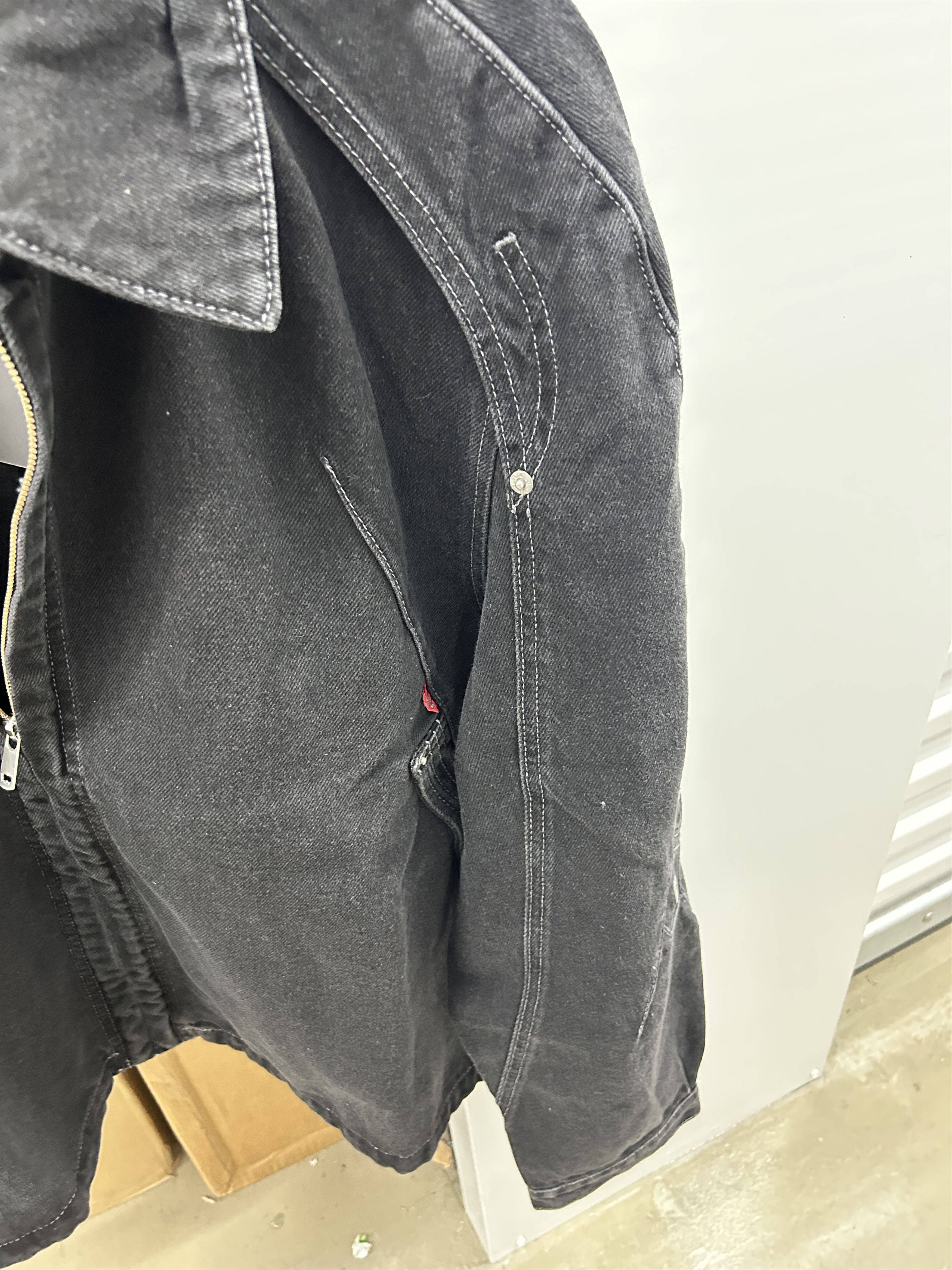 Kiko Kostadinov × Levi's Levi's Articulate Darted Jacket – Black Denim Size US M / EU 48-50 / 2 - 9 Thumbnail