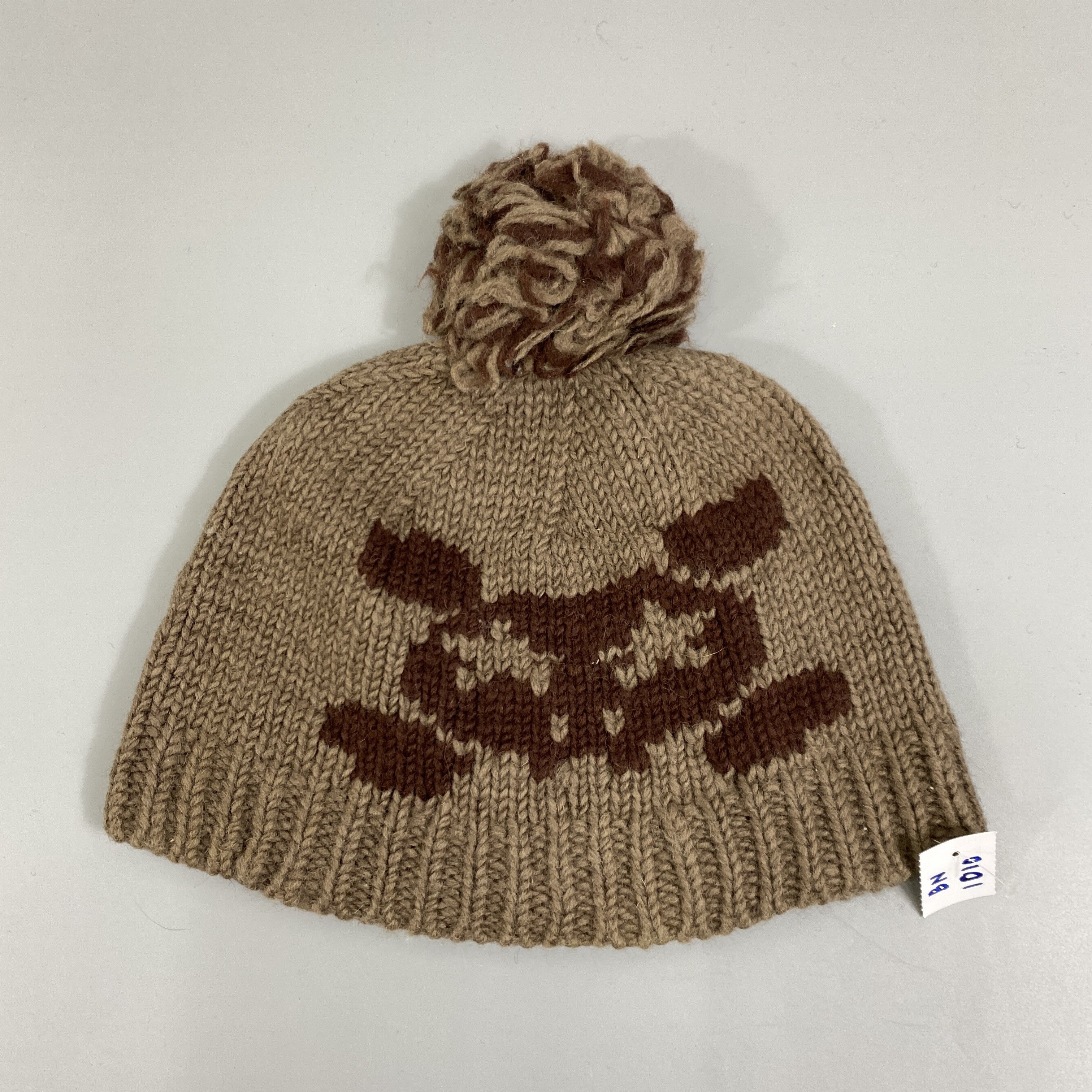 Japanese Brand Grace Hats Hand Made Knitted Beanie -BN1010 Size ONE SIZE - 6 Thumbnail