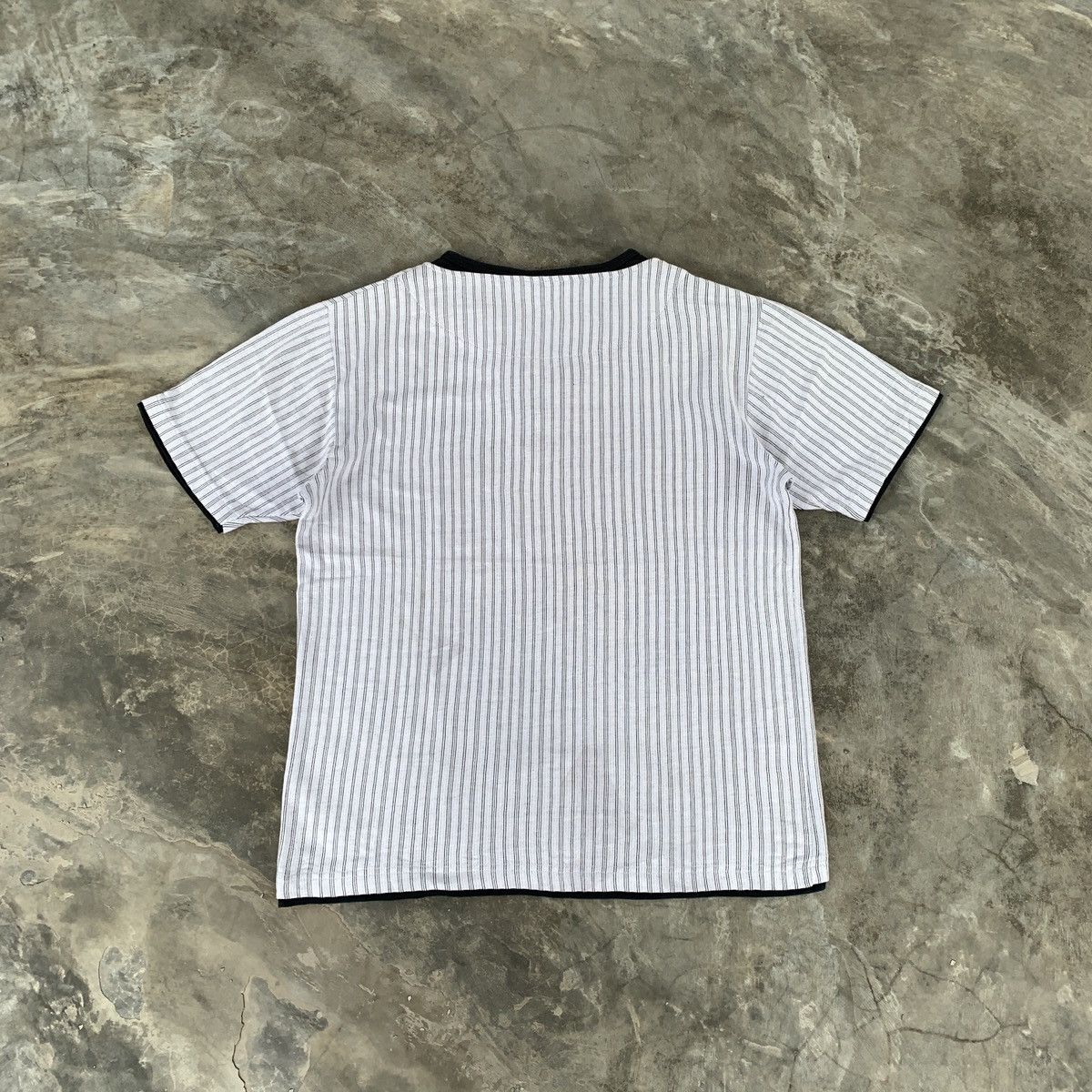 20471120 2000s Nota Bene LGB Ifsixwasnine Laces Stripe Tshirt Size US L / EU 52-54 / 3 - 7 Thumbnail