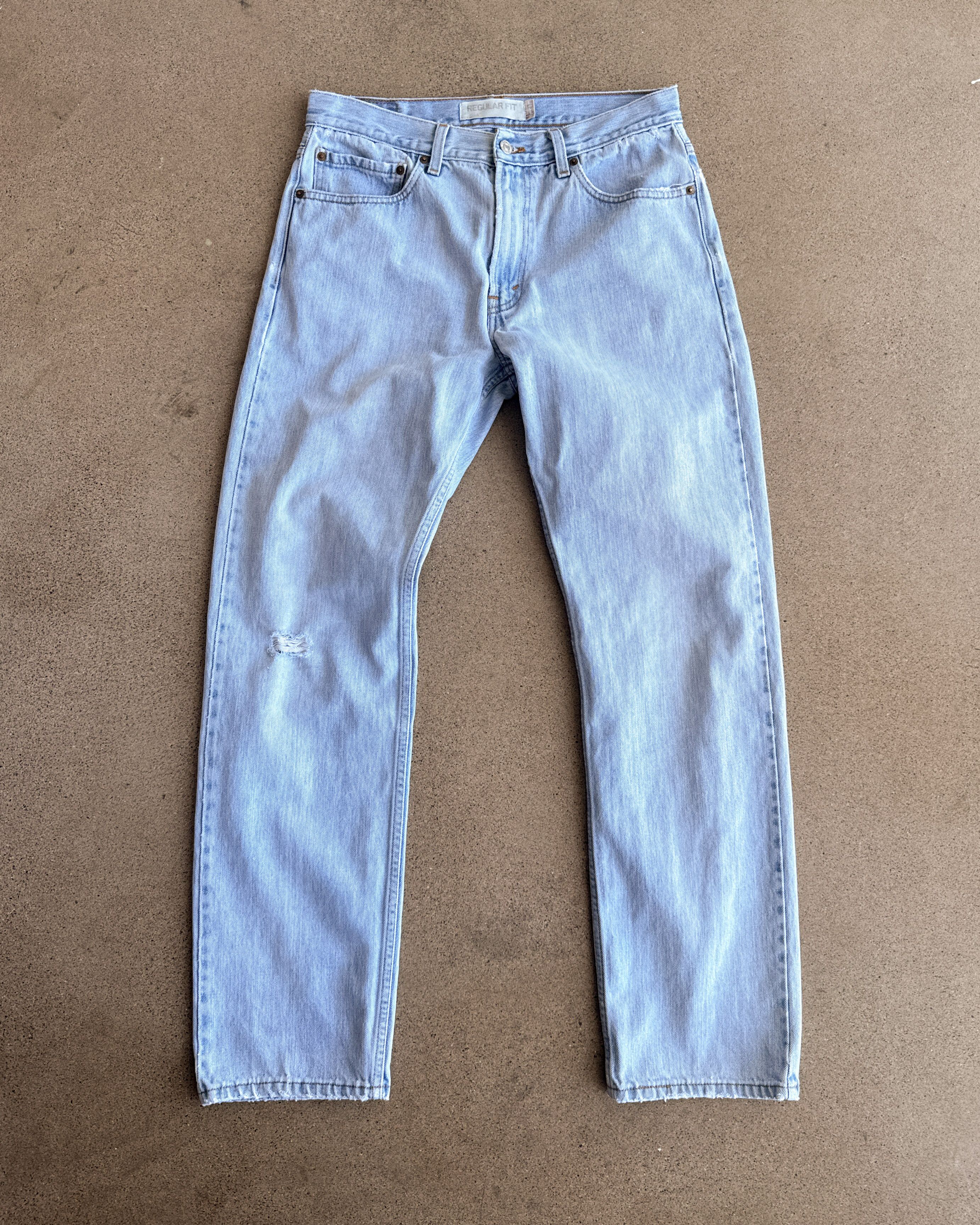 Levi's Vintage 2000s Levi's 505 Jeans Light Wash Distressed Mens 32 Size US 32 / EU 48 - 1 Thumbnail