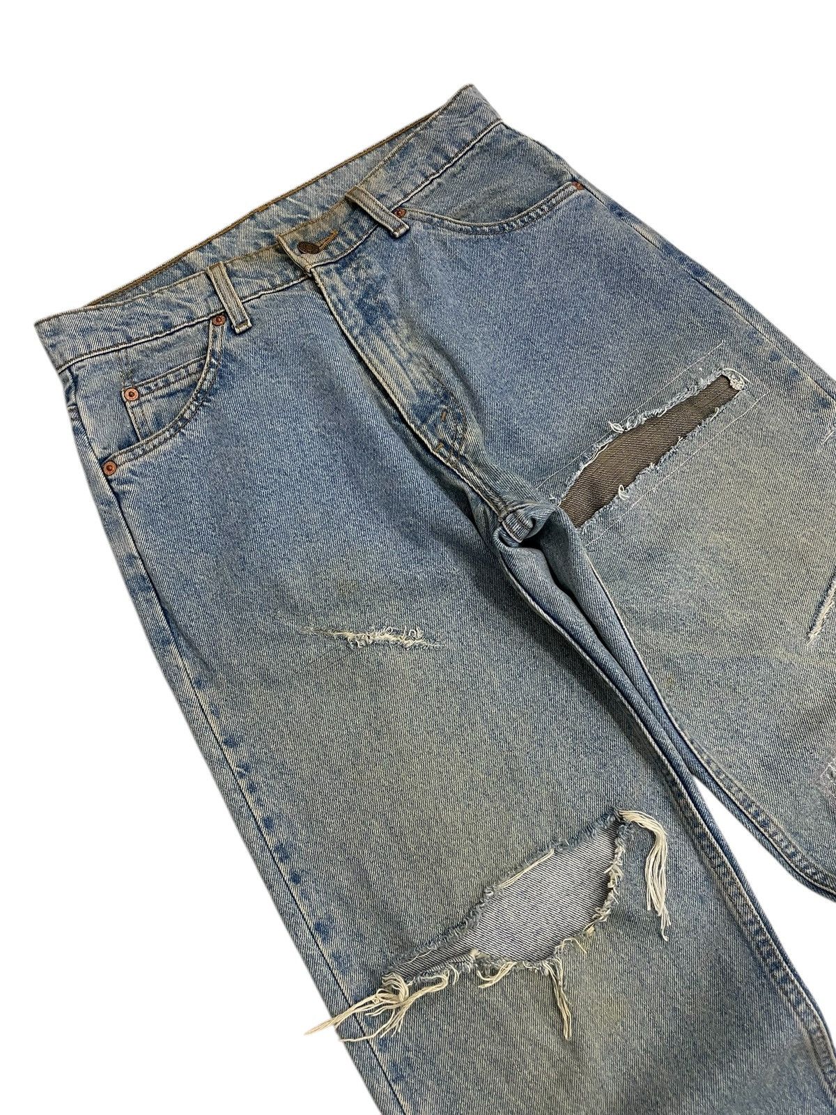 Levi's Levis Orange Tab Local Designer Art Life Selvedge Rework Size US 30 / EU 46 - 3 Thumbnail