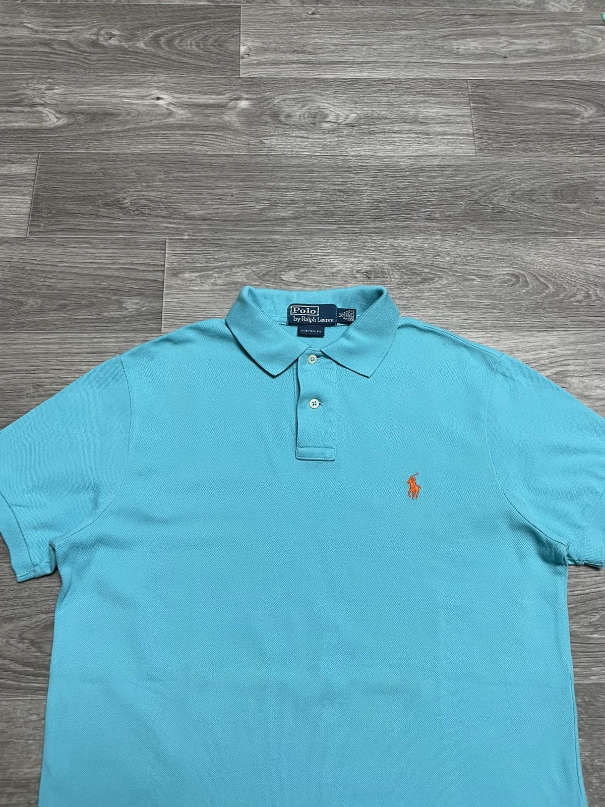 Polo Ralph Lauren Vintage Polo Ralph Lauren Blue Classic Polo Shirt Size US M / EU 48-50 / 2 - 2 Thumbnail