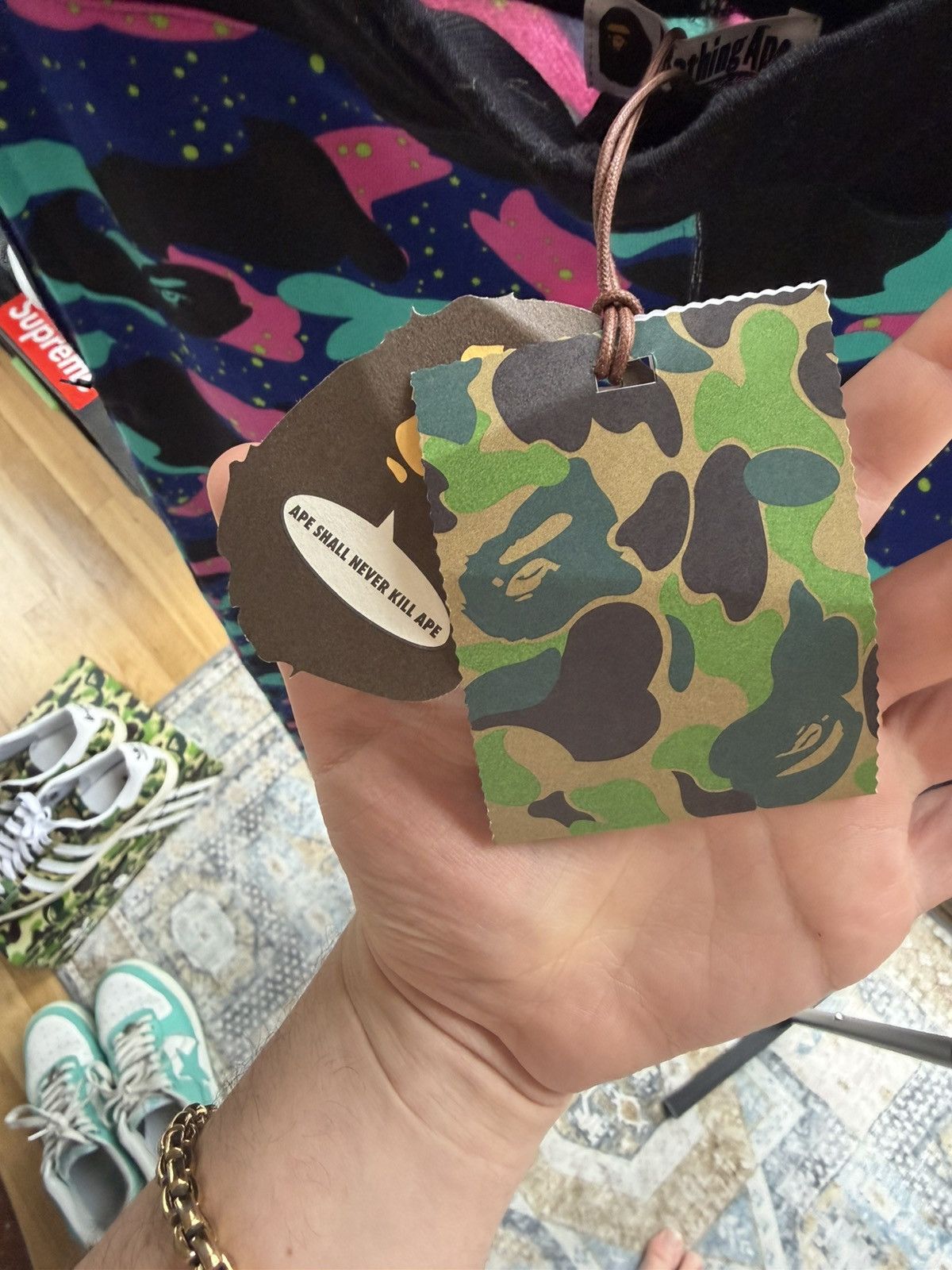Bape Brand New Kid Cudi Bape sweatpants XL Size US 34 / EU 50 - 9 Thumbnail