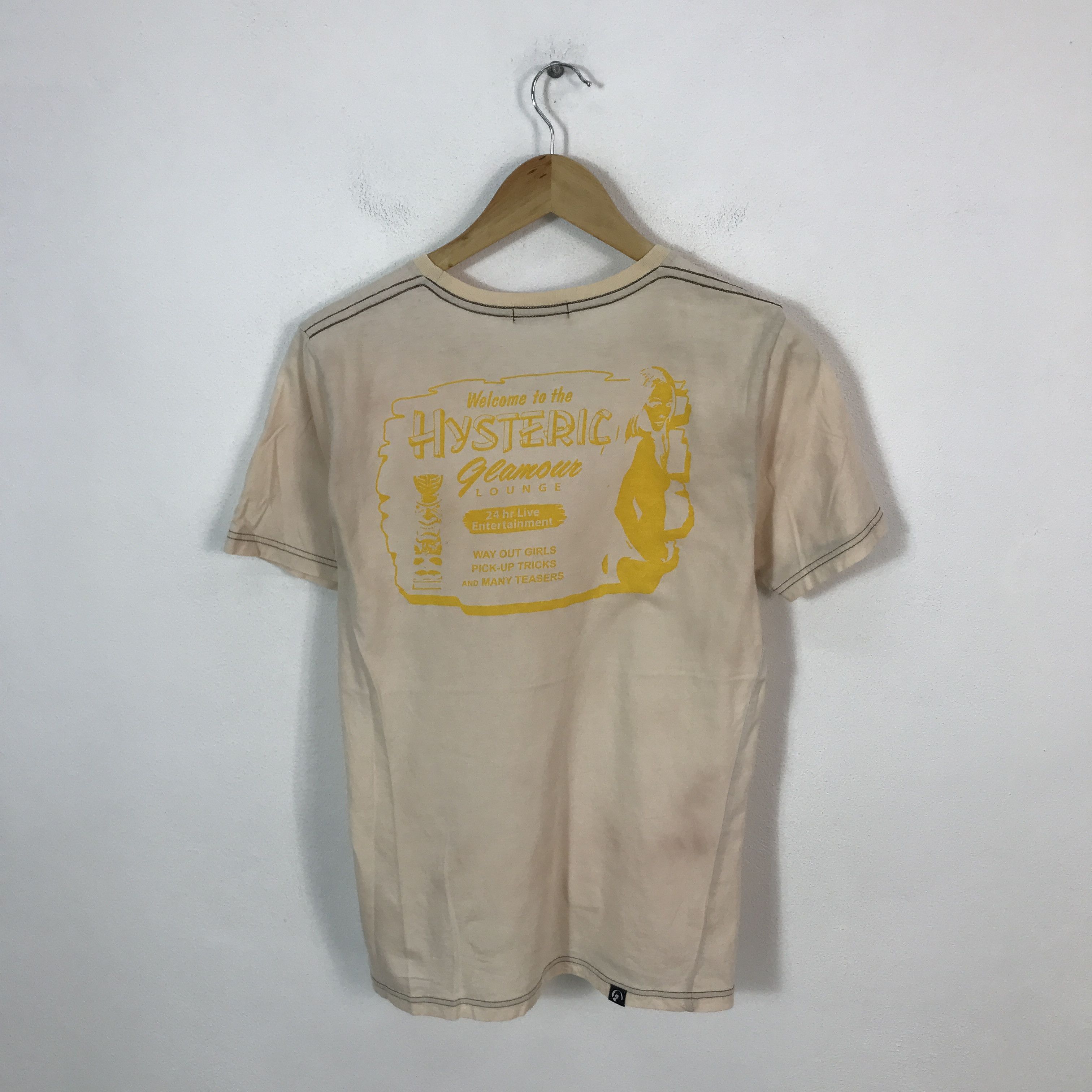Hysteric Glamour hysteric glamour Acid wash Faded t-shirt Size US M / EU 48-50 / 2 - 3 Thumbnail