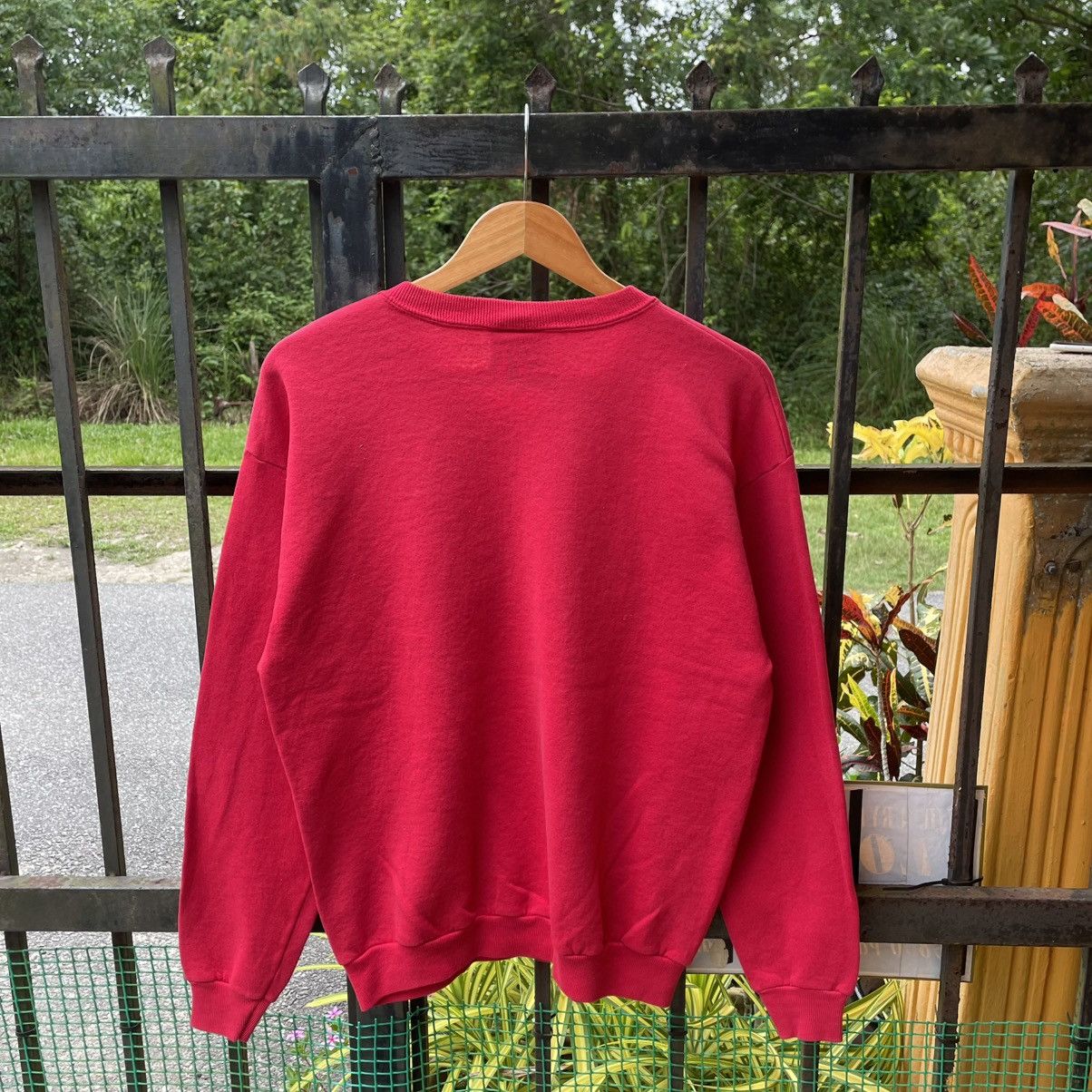 Lee × Vintage 🔥Vintage 90s Lee Embroidered Branson Spellout Sweatshirts Size US M / EU 48-50 / 2 - 2 Thumbnail