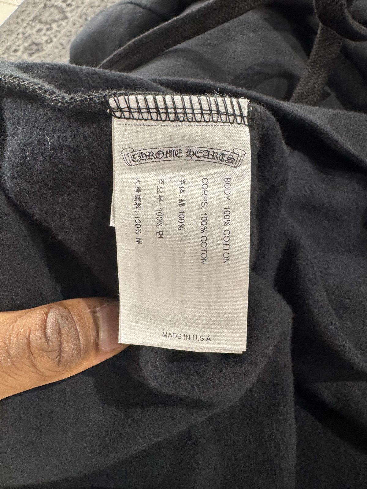Chrome Hearts Chrome Hearts Chrome Vertical Logo Hoodie Size US L / EU 52-54 / 3 - 7 Thumbnail
