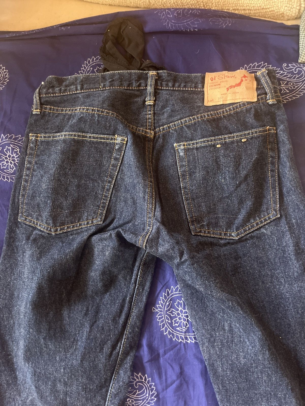 Orslow Orslow 107 Raw Denim XS Size US 27 - 2 Thumbnail
