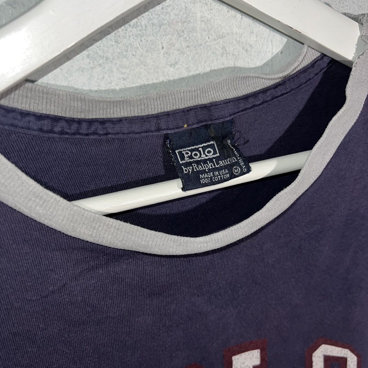 Polo Ralph Lauren × Vintage 90s Vintage Polo Ralph Lauren T-Shirt Medium Oversized Size US XL / EU 56 / 4 - 3 Thumbnail