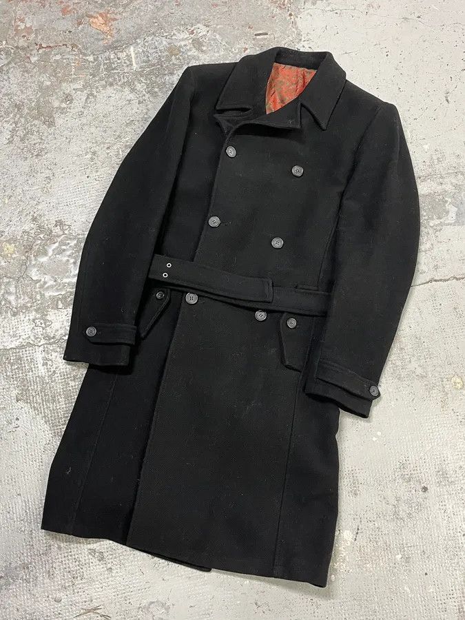 Gianfranco Ferre 2000s Gianfranco Ferré Black Wool Double-Breasted Coat Size US M / EU 48-50 / 2 - 5 Thumbnail