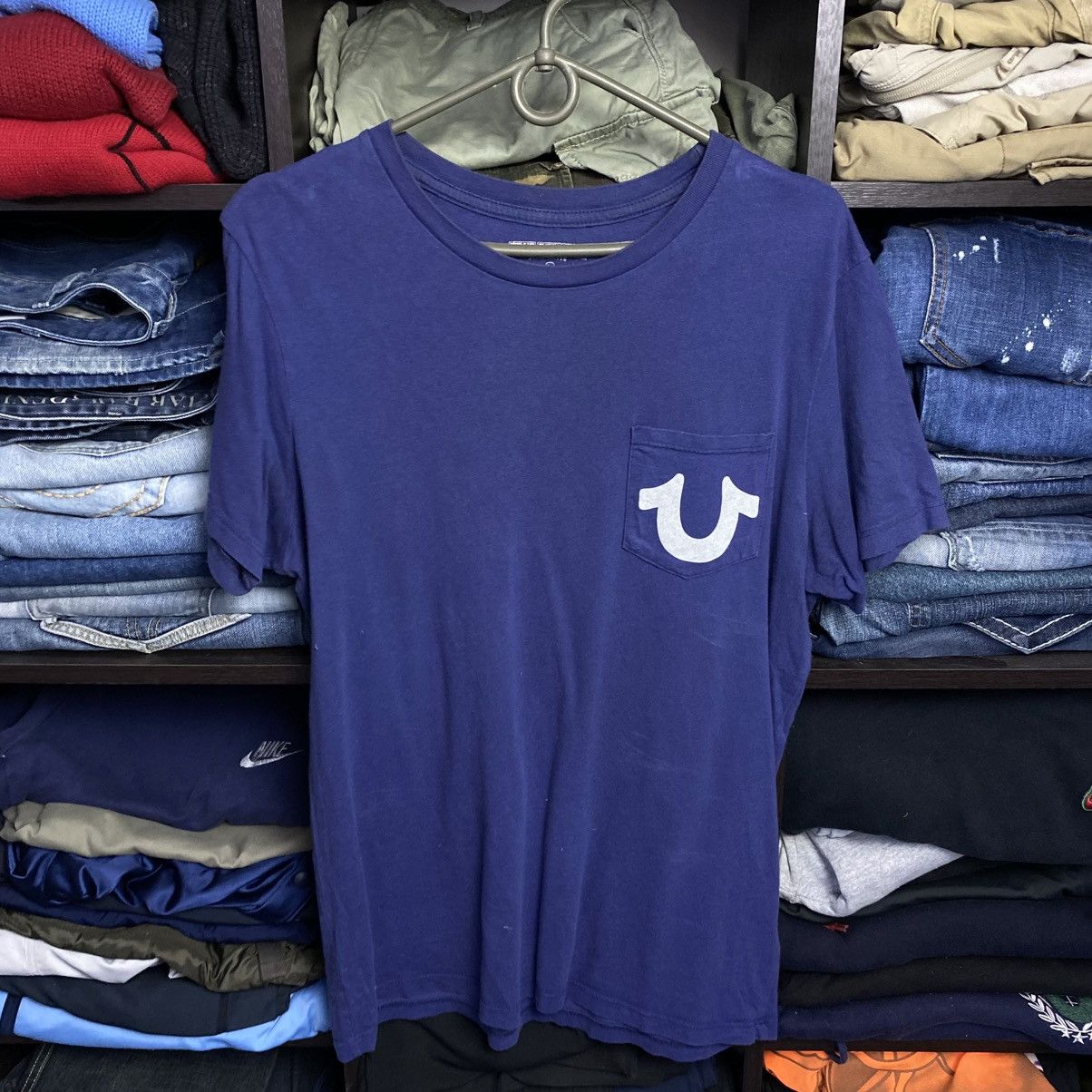 True Religion Mens True Religion Big Logo y2k opium skate tee size M Size US M / EU 48-50 / 2 - 2 Thumbnail