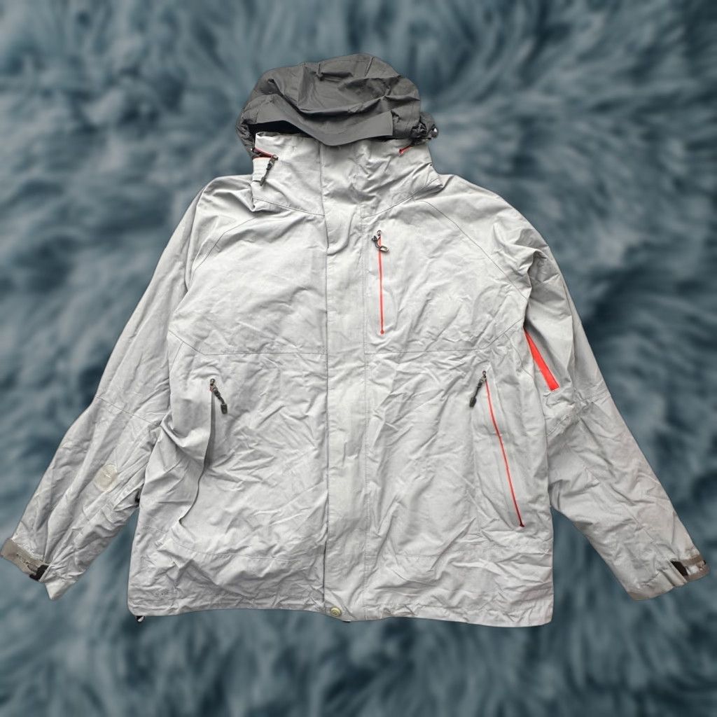 Nike VINTAGE Nike ACG Gore-Tex Waterproof Hooded Jacket Mens XL Full Zip Gray FLAWS Size US XL / EU 56 / 4 - 1 Thumbnail
