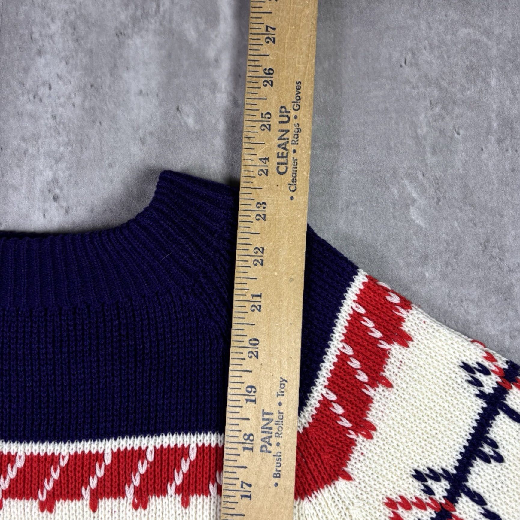 Vintage VINTAGE Diamond Sweater Shirt? Size US S / EU 44-46 / 1 - 4 Thumbnail
