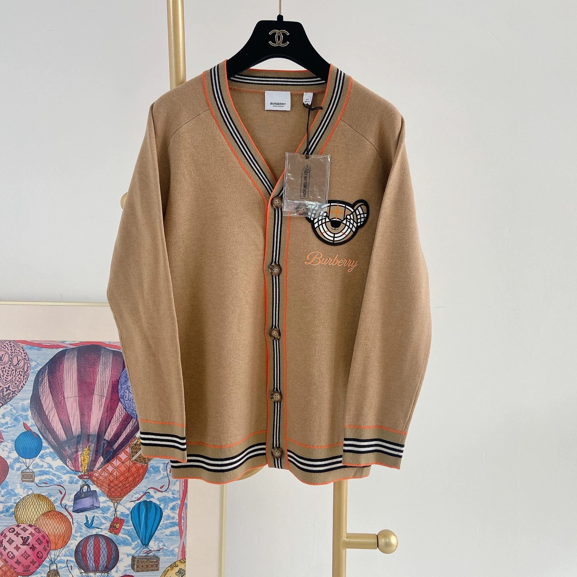 Burberry Burberry Bear Knit Cardigan 14Y Tagged 8997 Size XS / US 0-2 / IT 36-38 - 1 Thumbnail