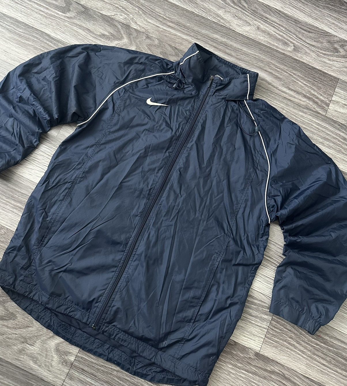 Nike Nike Vintage 90s Blue Track Jacket small swoosh hype y2k Size US M / EU 48-50 / 2 - 2 Thumbnail