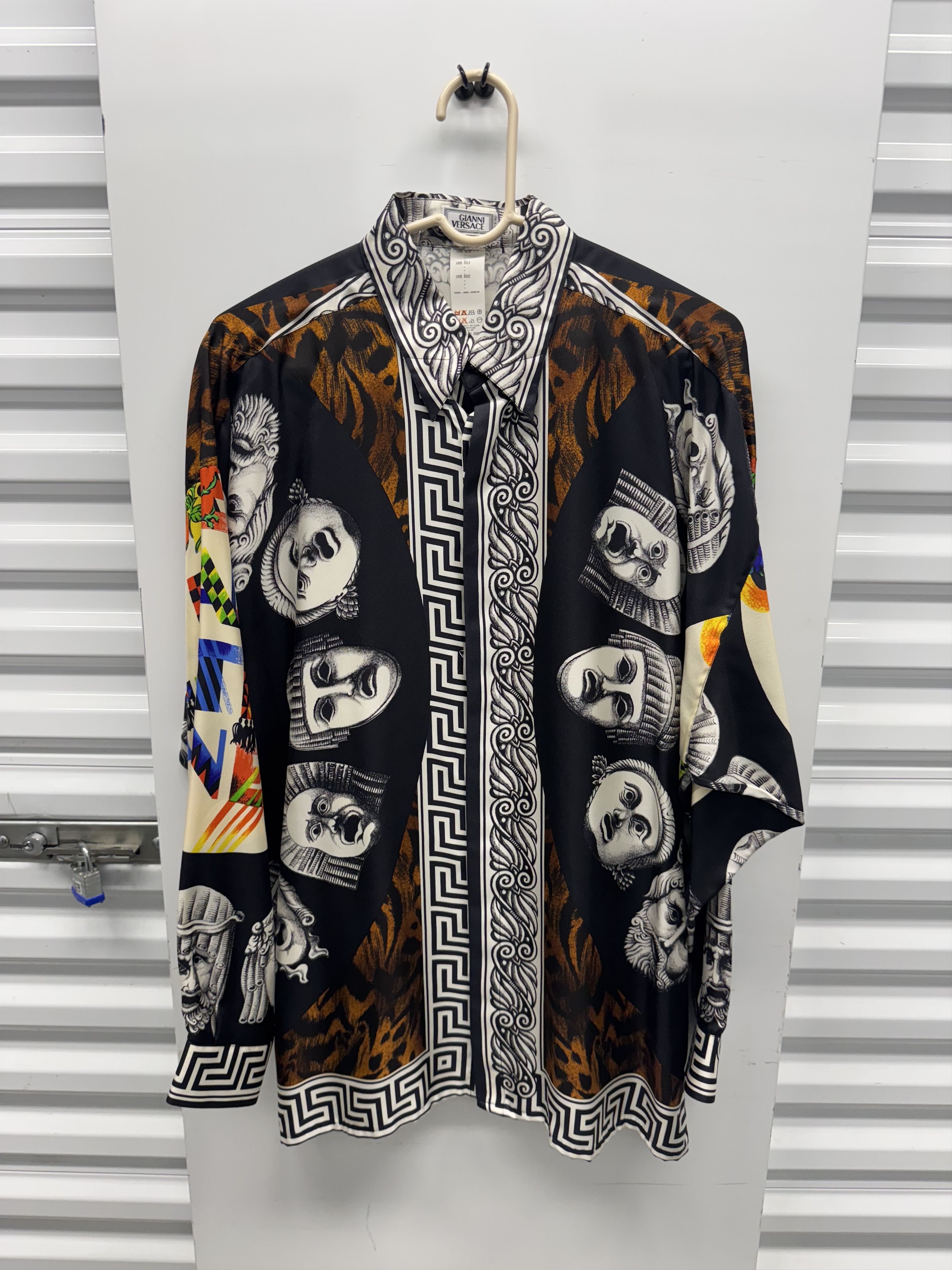 Versace × Vintage Vintage Gianni Versace baroque silk shirt | Grailed