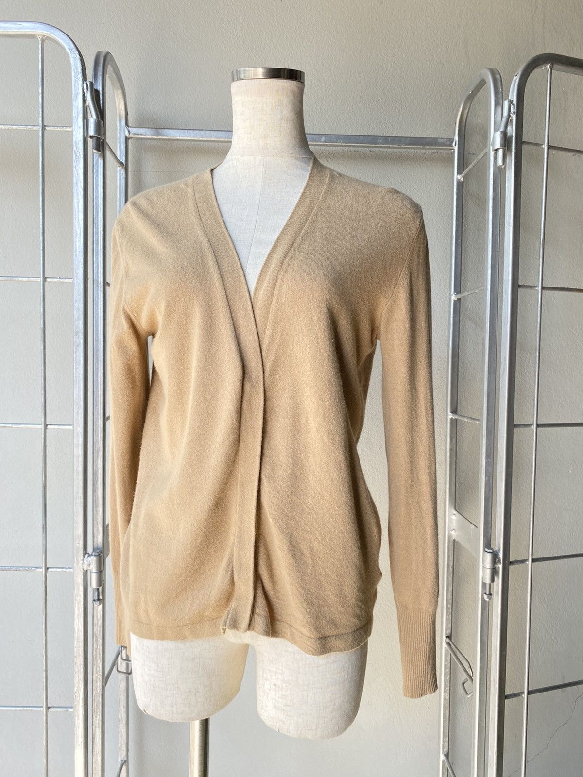 Marella MARELLA Brown Soft Knit Deep-V Cardigan Size M / US 6-8 / IT 42-44 - 9 Thumbnail