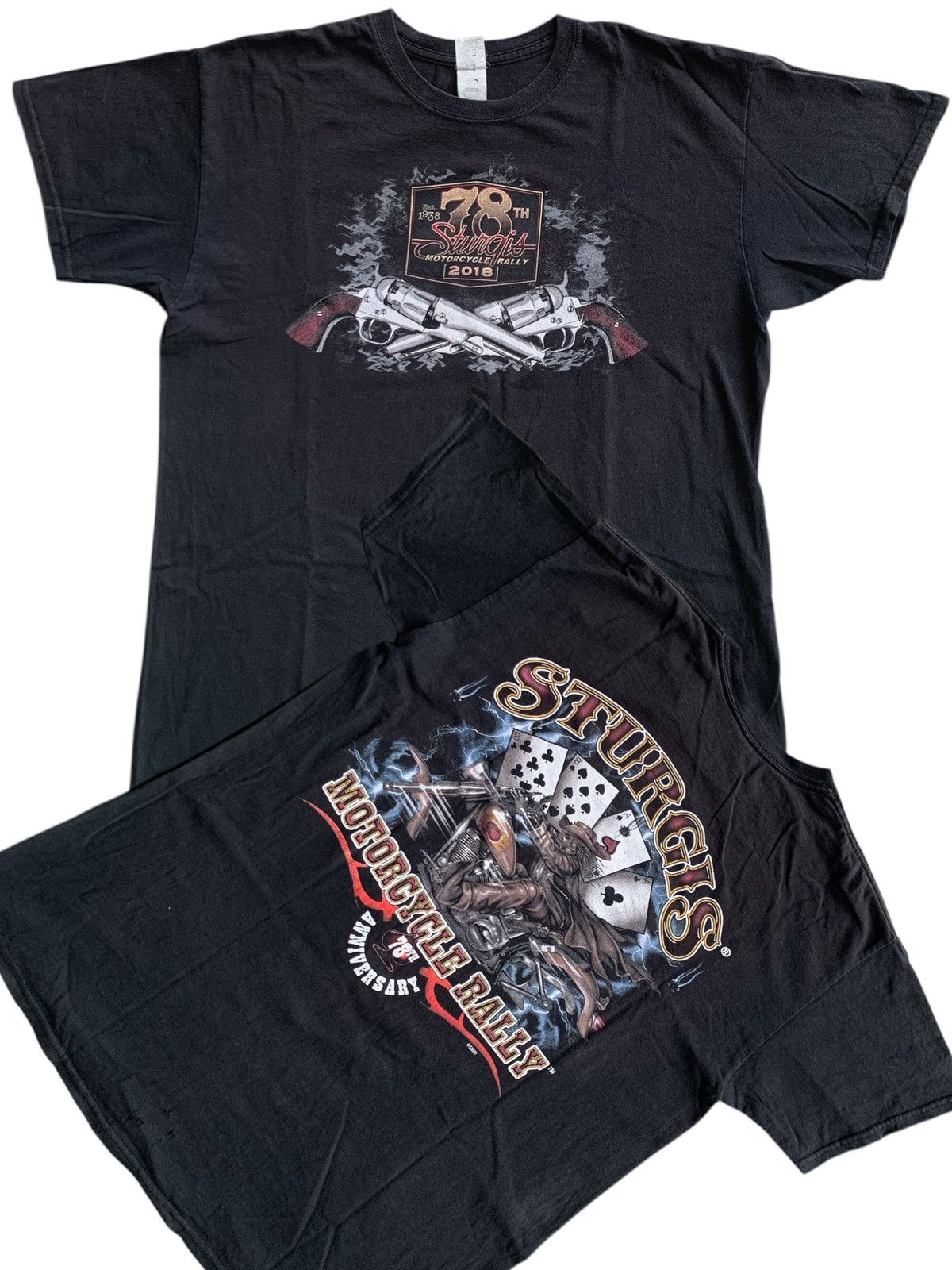 Indian Motorcycle × Japanese Brand × Vintage Vintage Sturgis Motorcycle Rally 78th Anniversary Tshirt Size US L / EU 52-54 / 3 - 1 Thumbnail