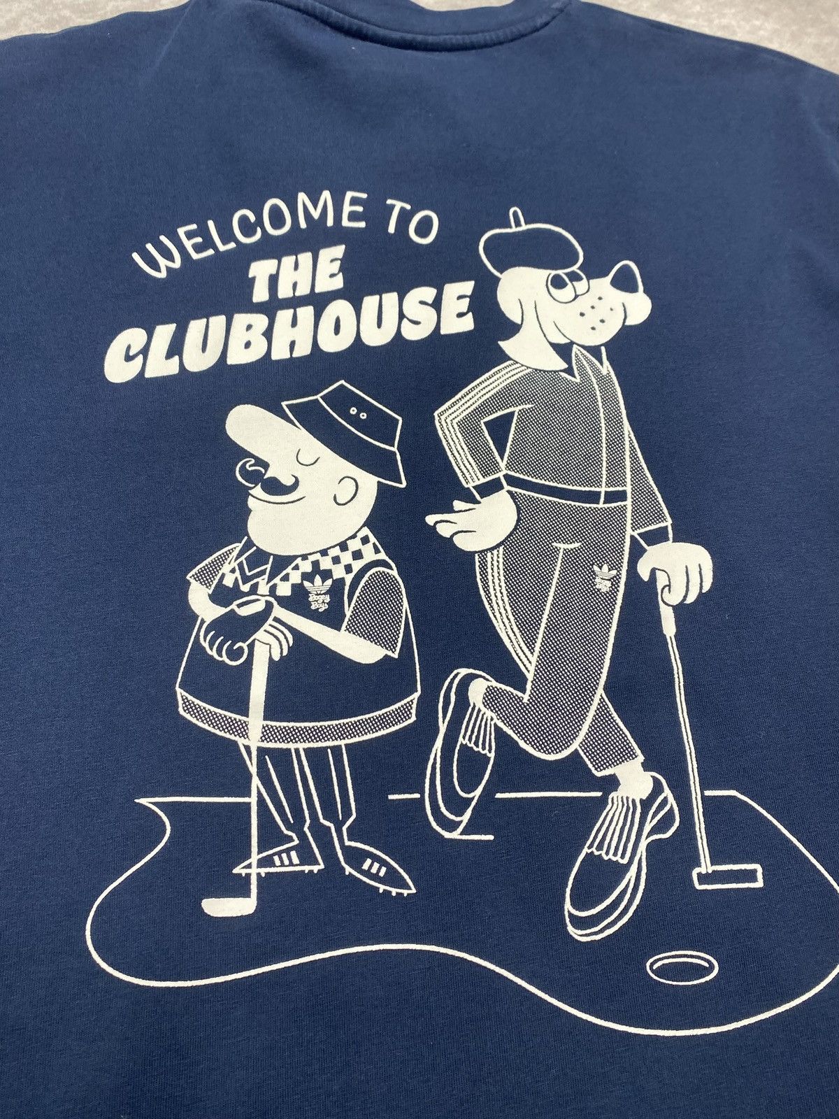 Adidas Adidas Bogey Boys Welcome To The Clubhouse Graphic Tee Size US XL / EU 56 / 4 - 1 Thumbnail