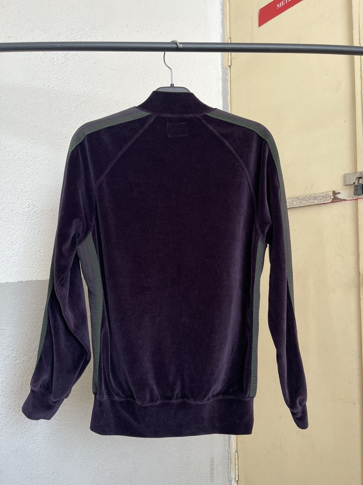 Needles Needles Velour Purple/Green Track Jacket Size US XS / EU 42 / 0 - 2 Thumbnail