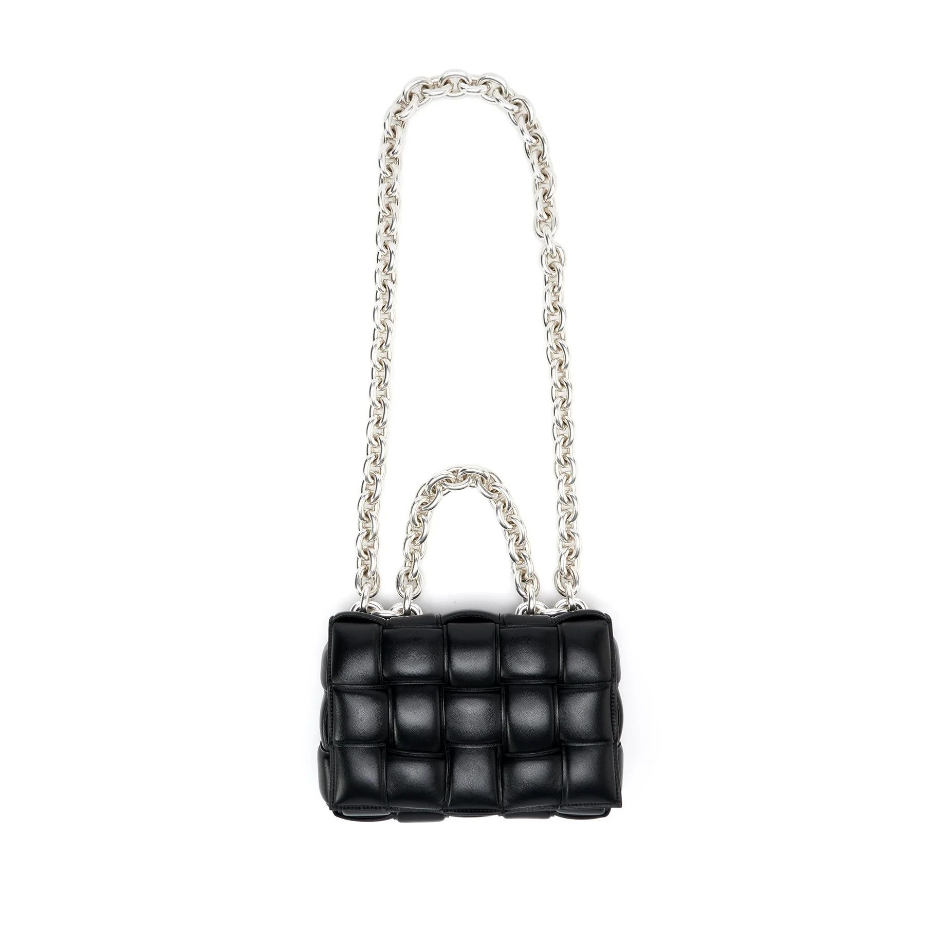 Bottega Veneta o1mle0325 Size: OS / Chain Cassette Bag in Black Size ONE SIZE - 1 Thumbnail