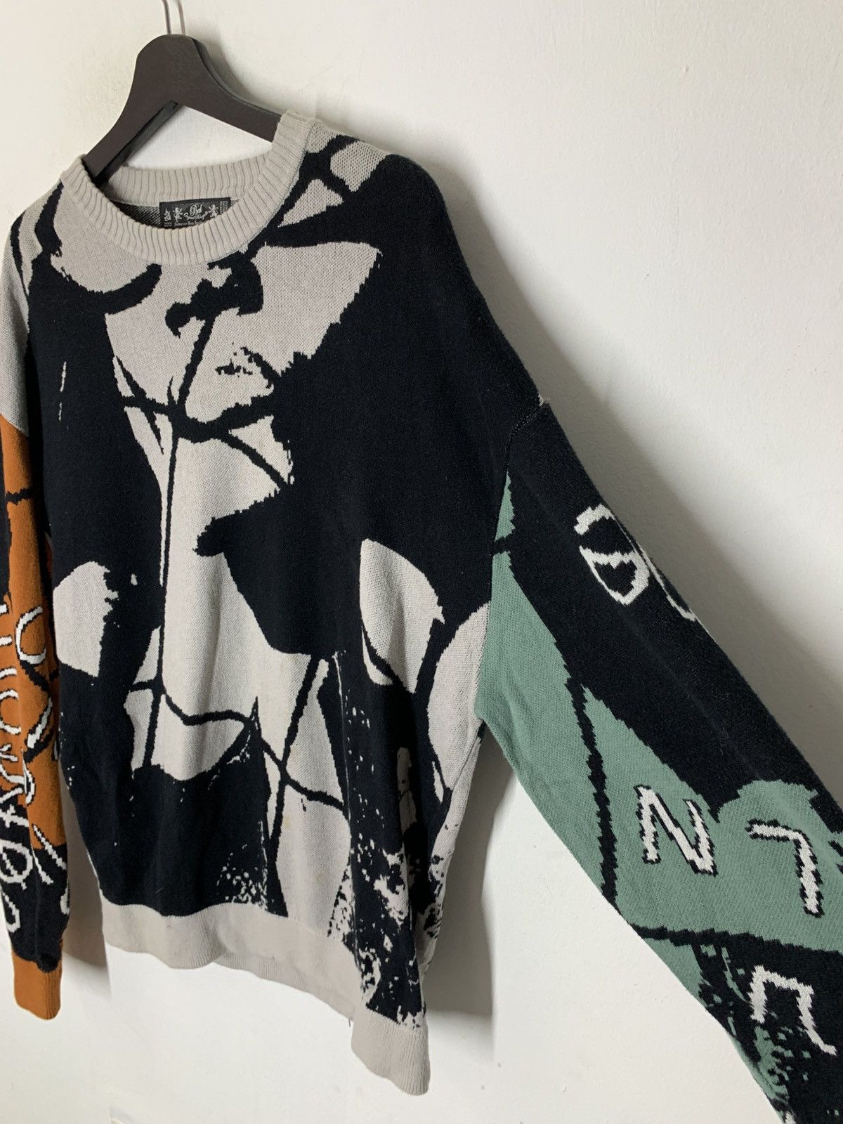 BAL Japanese Brand BAL Abstract Avantgarde Knitwear Size US L / EU 52-54 / 3 - 5 Thumbnail