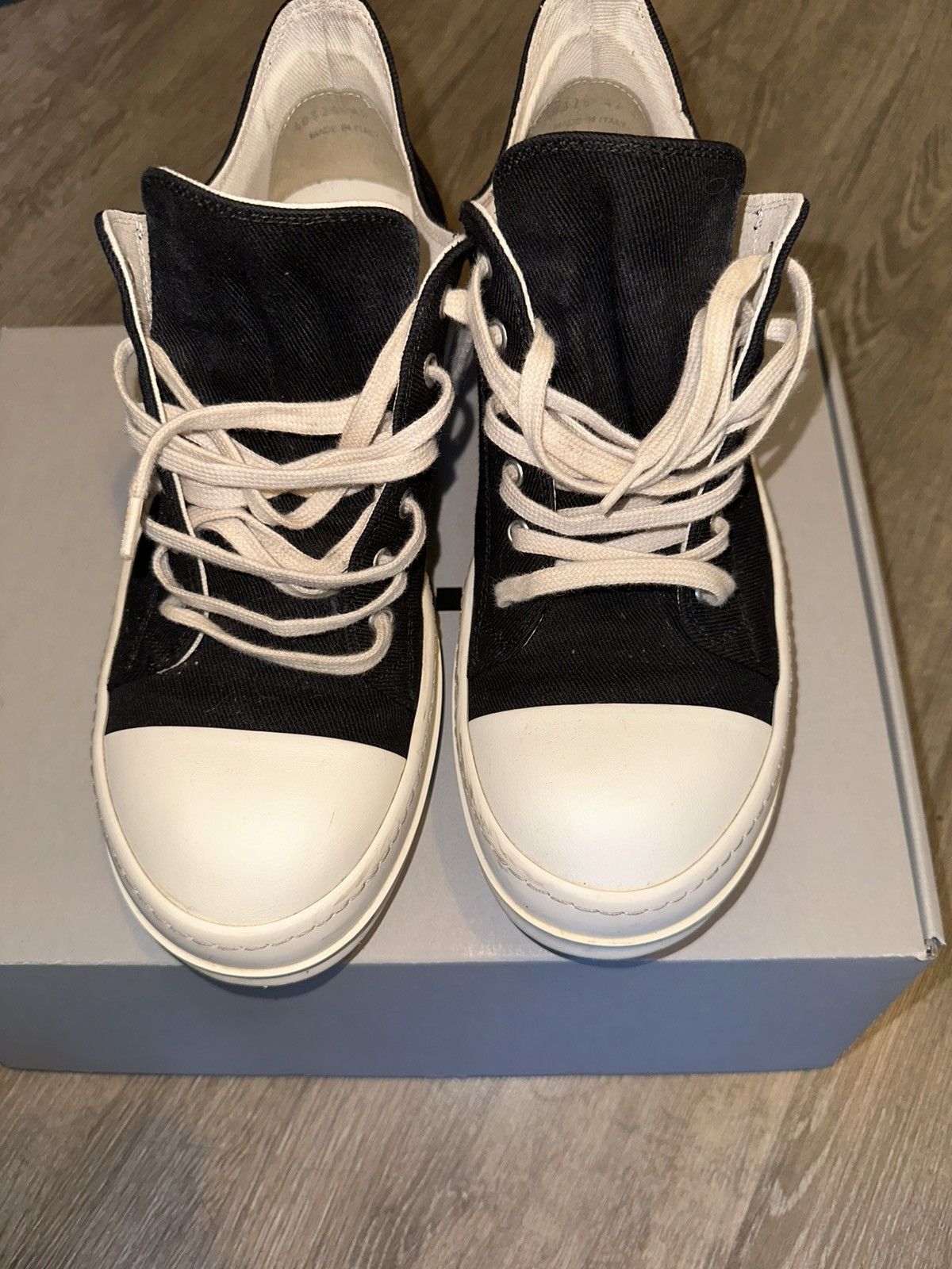 Rick Owens Drkshdw Rick Owens DRKSHDW Scarpe Denim Trainers Size US 9 / EU 42 - 2 Thumbnail
