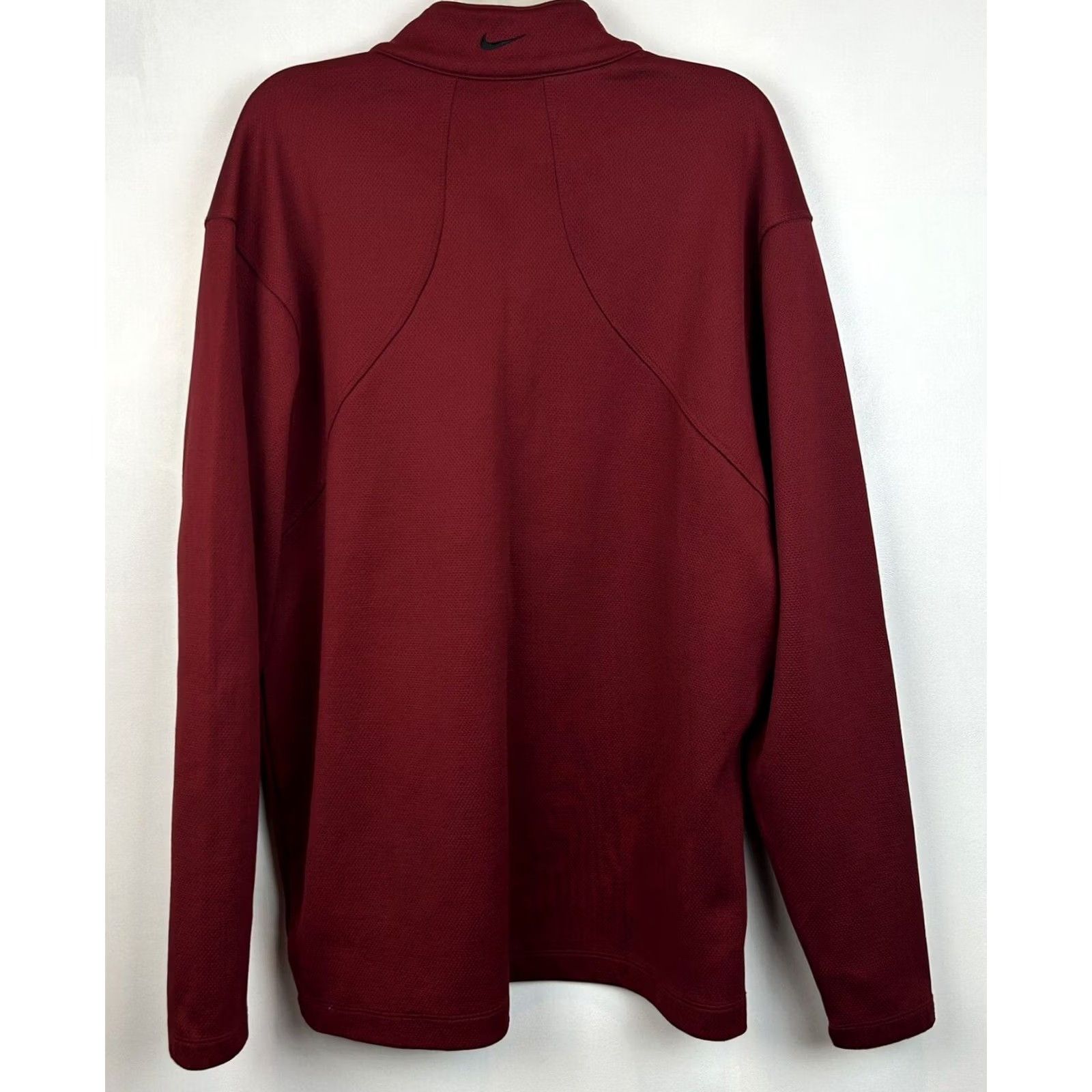 Nike Nike Golf Sweatshirt Mens XL Burgundy Quarter Zip Up Pullover Embroidered UPS Size US XL / EU 56 / 4 - 2 Thumbnail