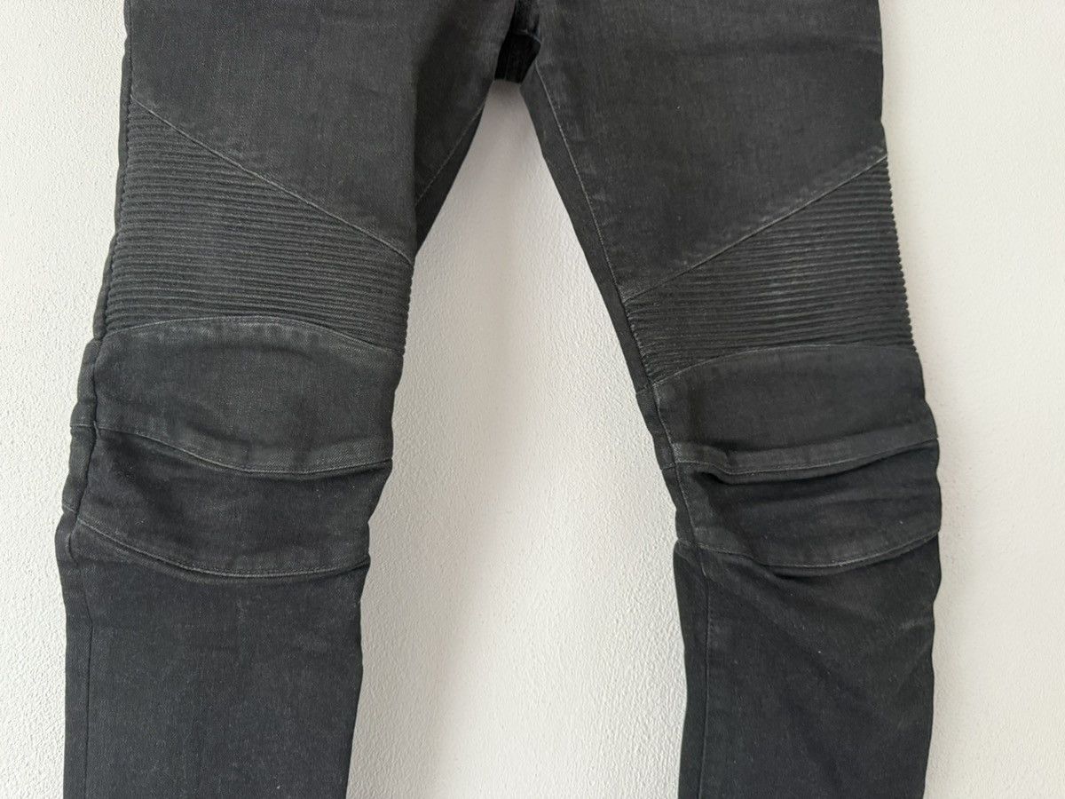 Balmain Black Biker Jeans Size US 30 / EU 46 - 3 Thumbnail