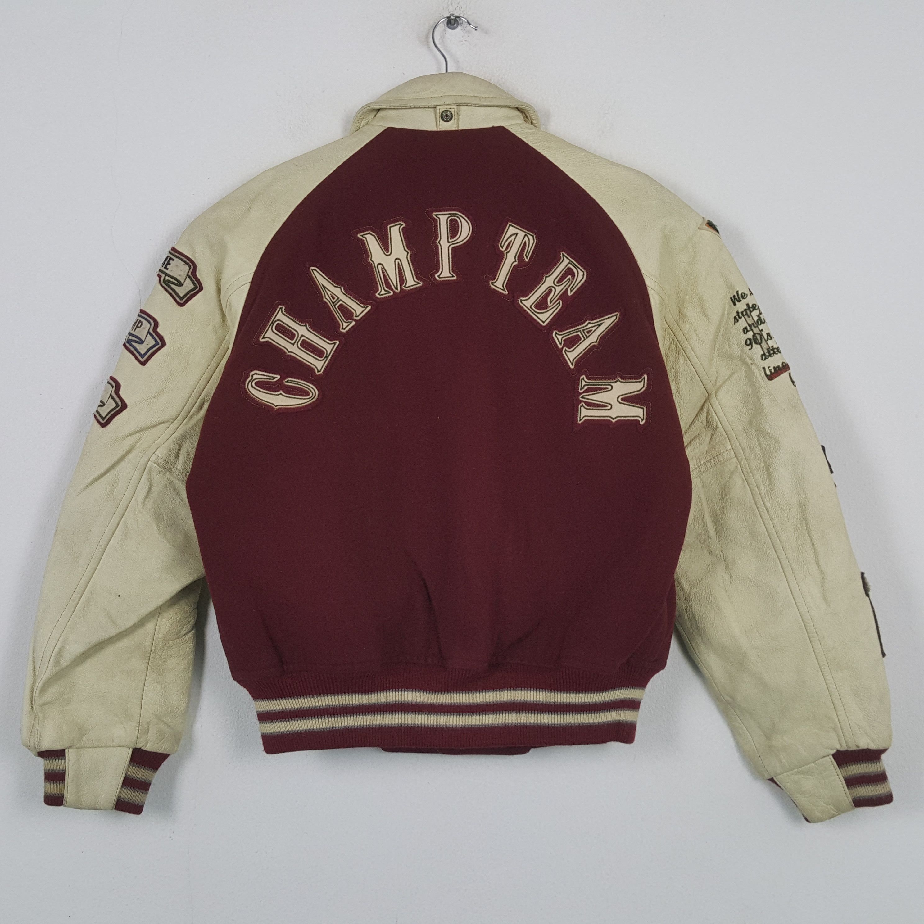 Designer Vintage ixi:z CHAMPTEAM Rare Design Varsity Jacket C295N22 Size US L / EU 52-54 / 3 - 3 Thumbnail