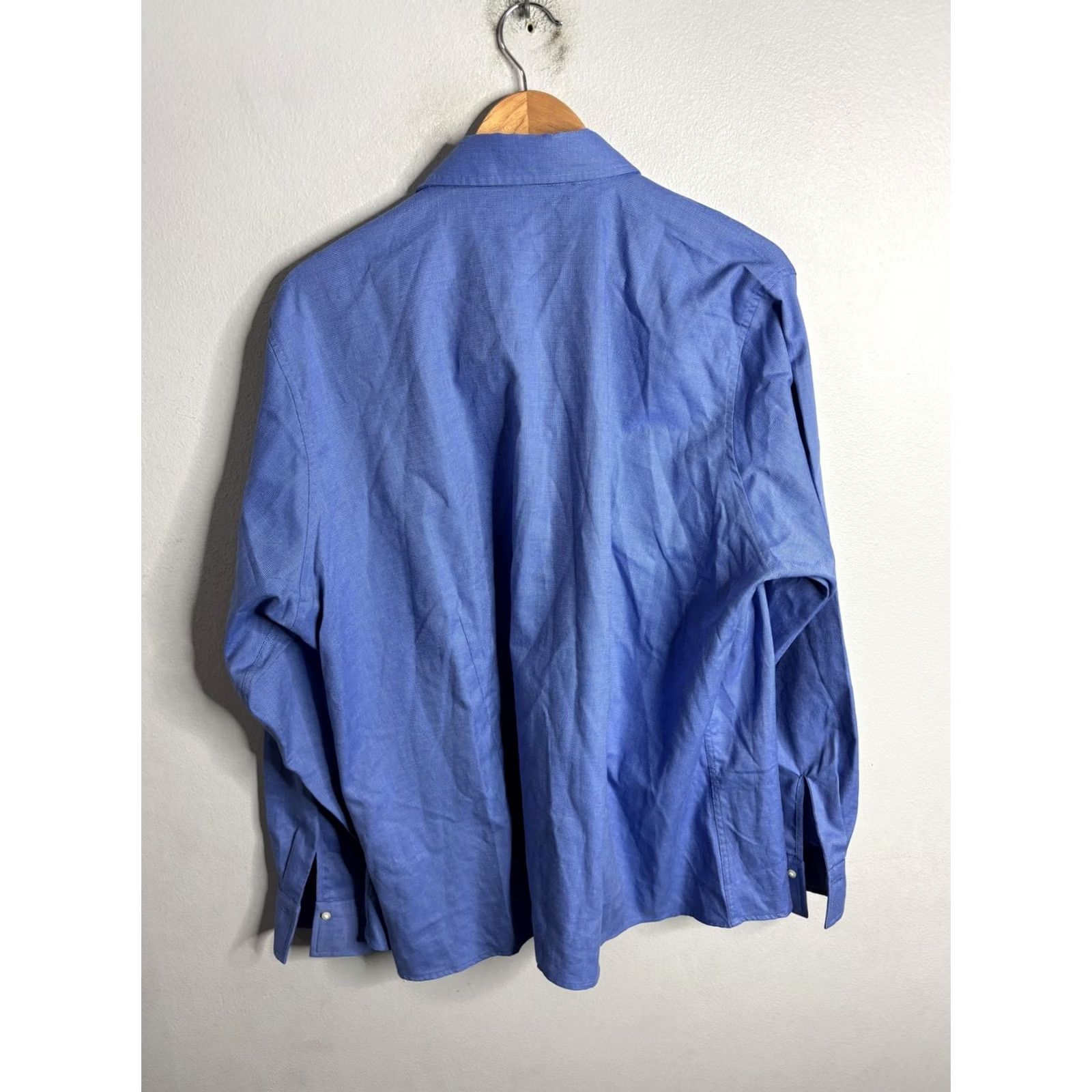 Cutter & Buck Cutter & Buck Shirt Mens 3XL Big & Tall Blue Button Front Long Sleeve Casual Size US XXL / EU 58 / 5 - 5 Thumbnail