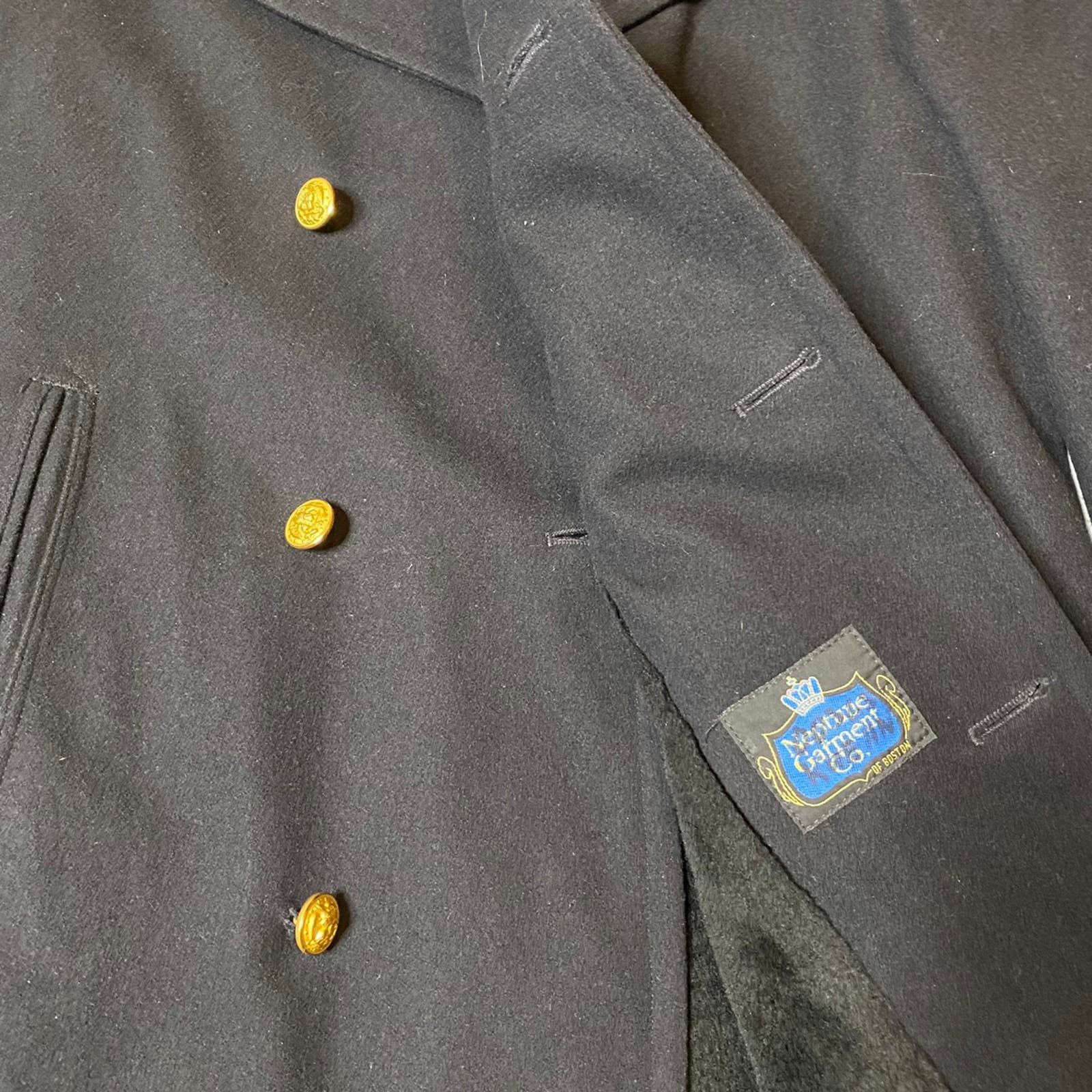 Other Neptune Garment Co Black Wool Military Pea Coat Size Small Size US S / EU 44-46 / 1 - 5 Thumbnail