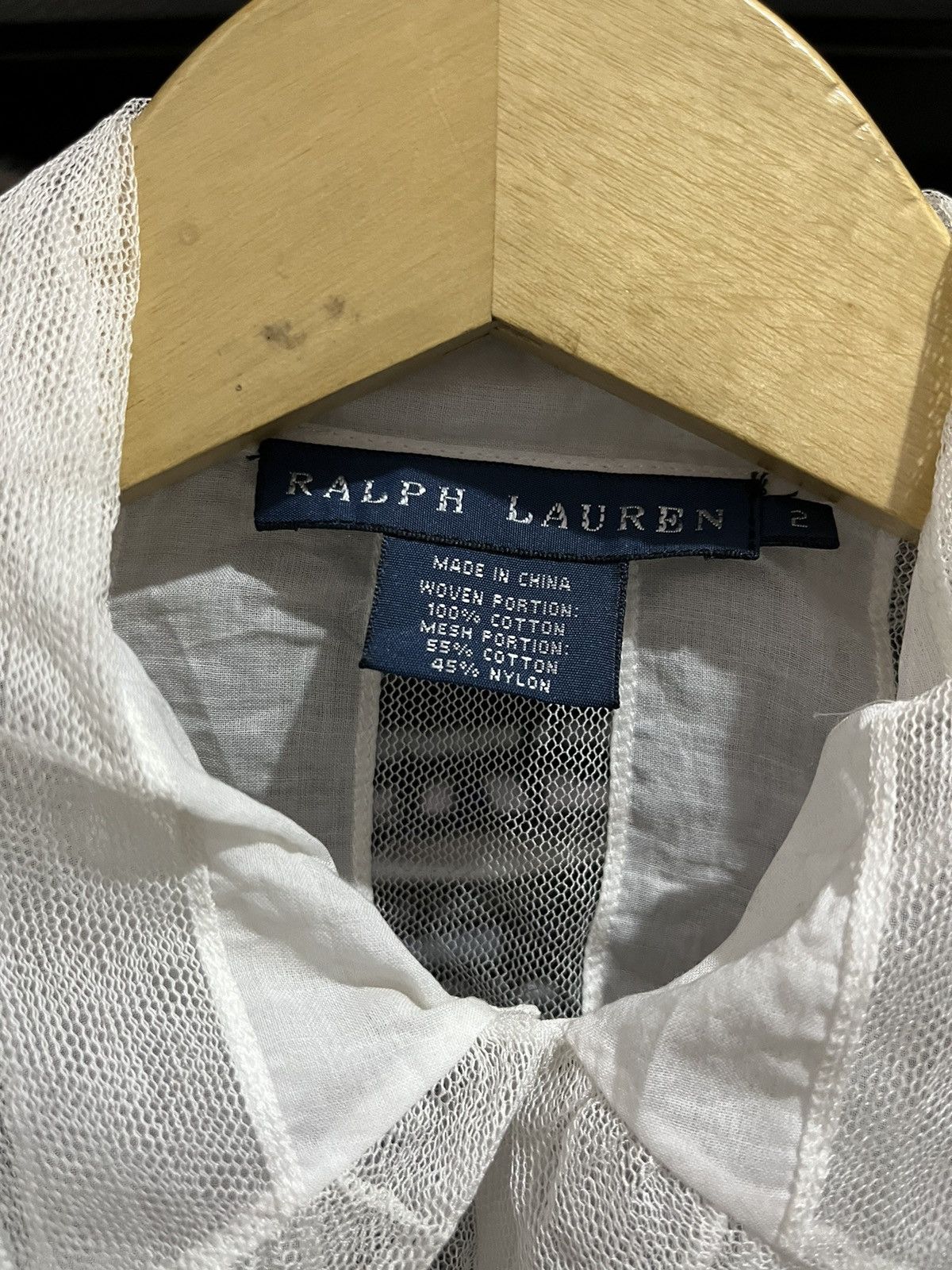 Polo Ralph Lauren 💸BINDINGOFFER💸Ralph lauren archive mesh shirt Size S / US 4 / IT 40 - 2 Thumbnail