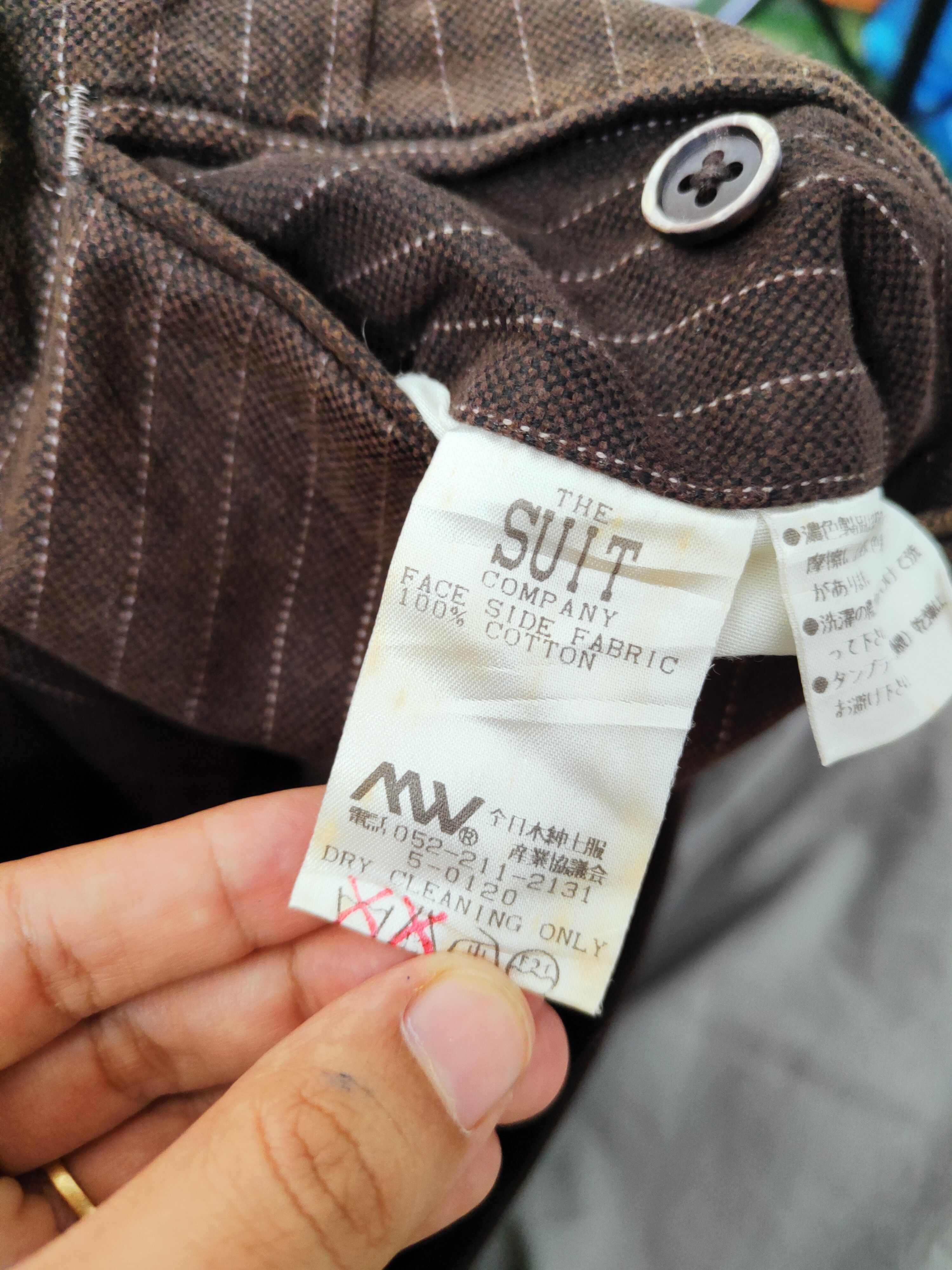 Japanese Brand × Vintage DL The Suit Company Dark Brown Casual Pants #S2798 Size US 32 / EU 48 - 13 Thumbnail