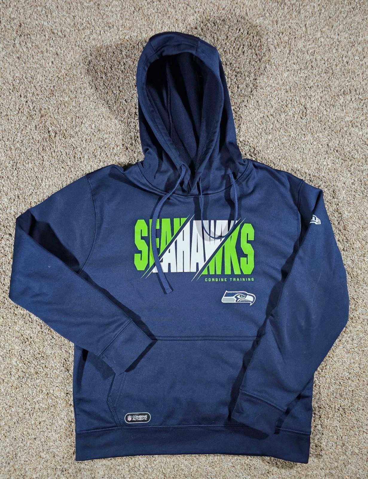 New Era Seattle Seahwaks Combine Training Authentic New Era M Hoodie Size ONE SIZE - 1 Thumbnail