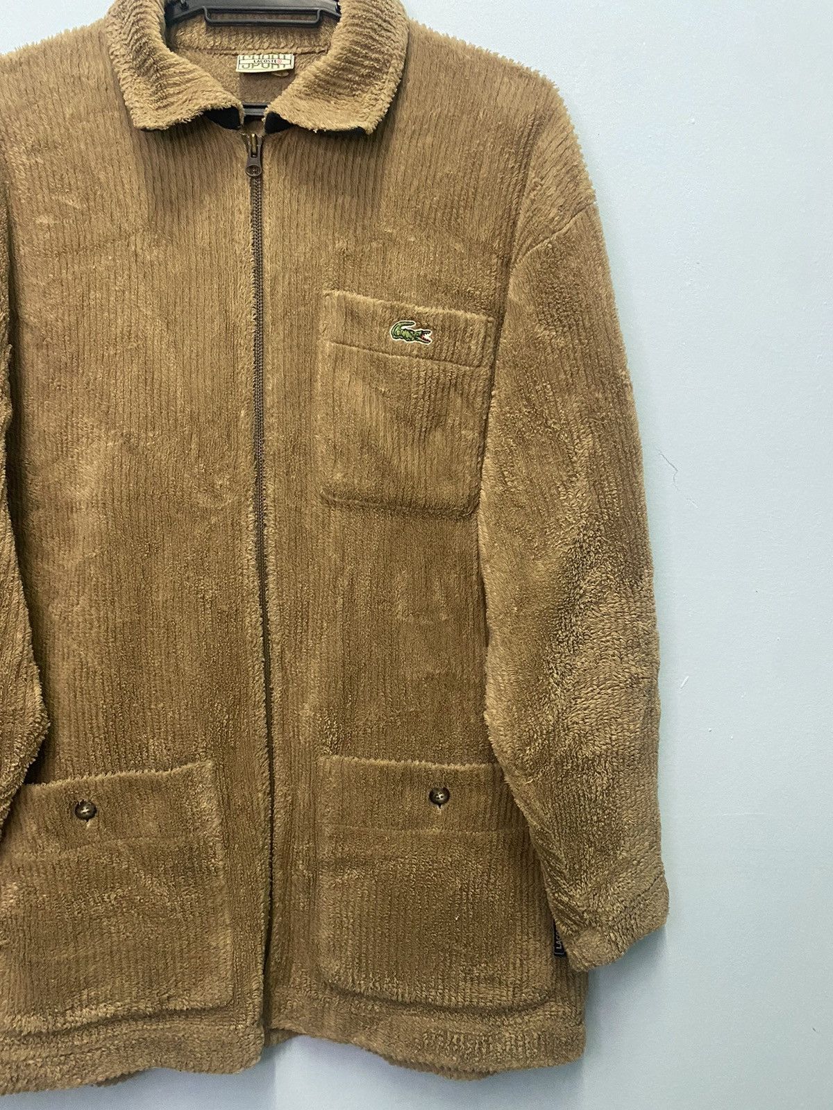 Lacoste Lacoste Men's Alligator Logo Corduroy Smoking Blazer/Jacket Size US L / EU 52-54 / 3 - 3 Thumbnail