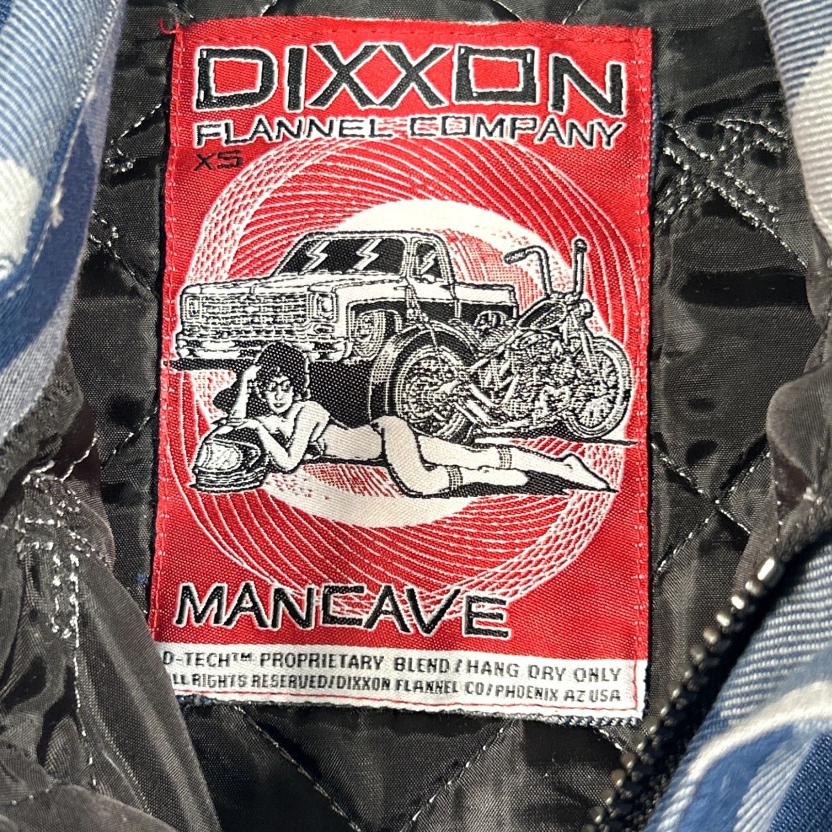 CO Dixxon Flannel Co Mancave Quilted Lined Jacket Shacket XS Plaid Blue Shacket Men Casual Vintage: No (Oops) Size US XS / EU 42 / 0 - 2 Thumbnail