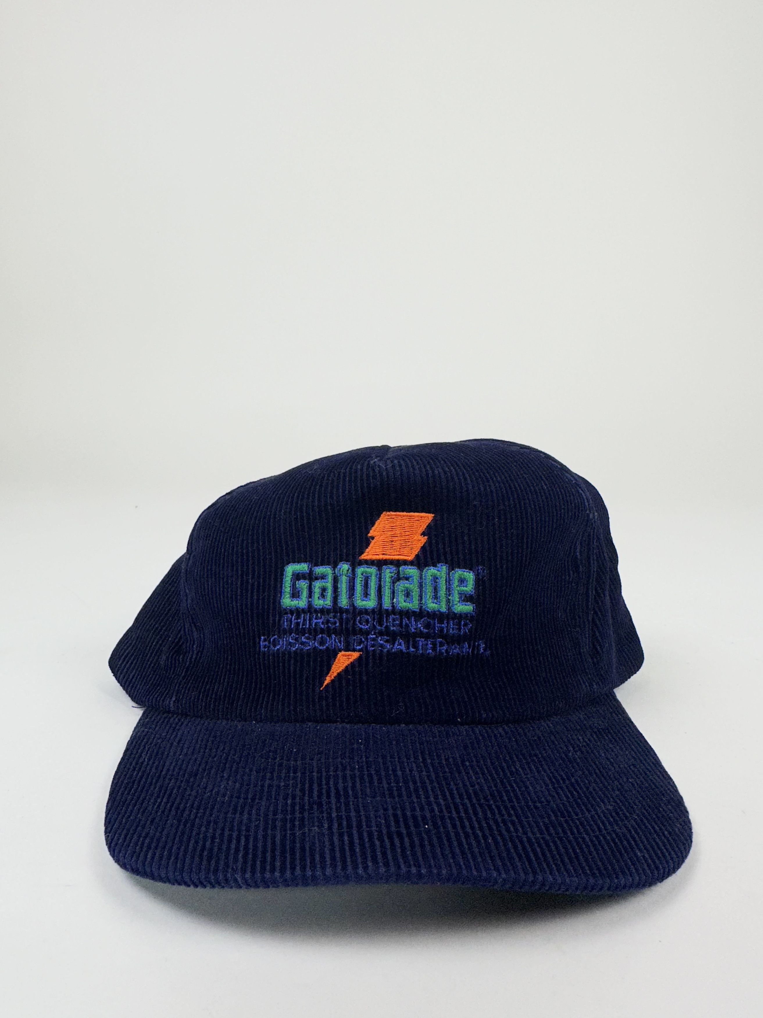image of Vintage Corduroy Gatorade Hat in Navy, Men's