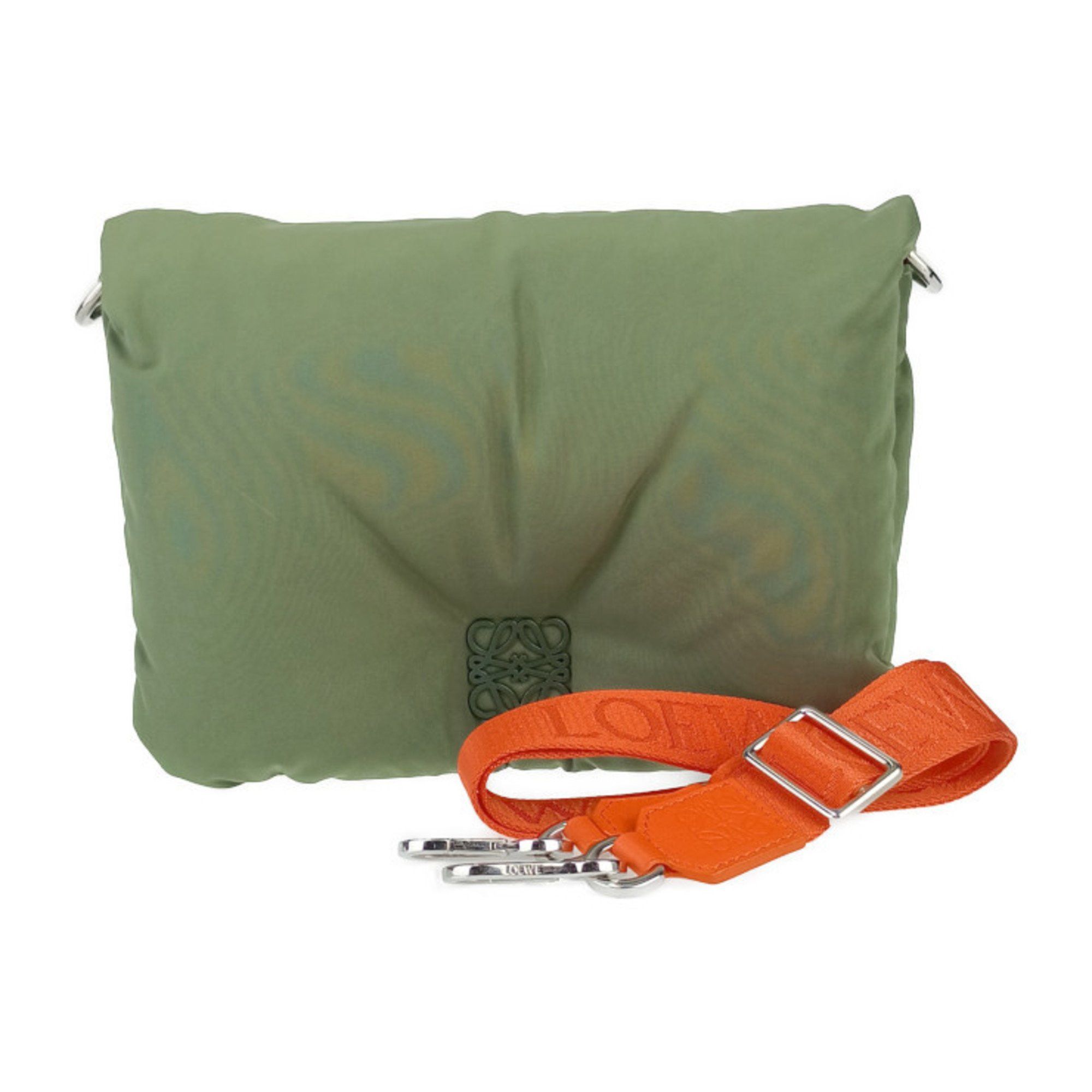 Loewe LOEWE GOYA PUFFER Shoulder/Crossbody Bag B896G22 Khaki Orange Nylon for Men and Women Size ONE SIZE - 1 Thumbnail