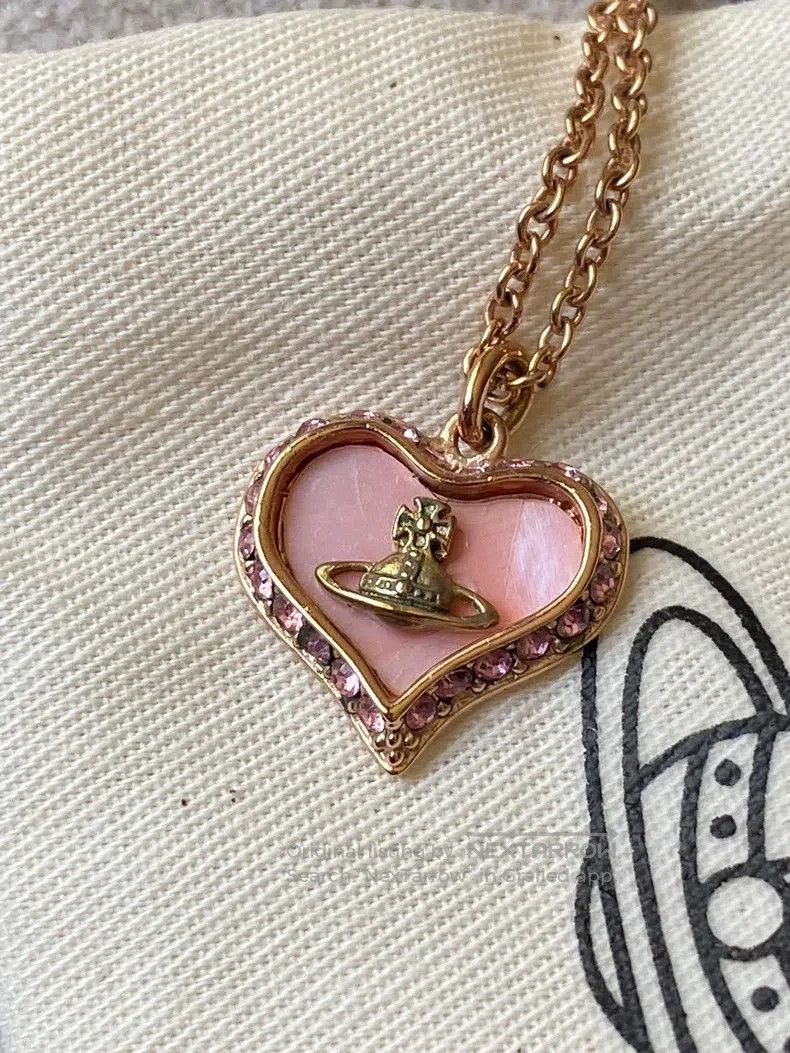 Vivienne Westwood Vivienne Westwood Pink Heart Necklace . Size ONE SIZE - 2 Thumbnail