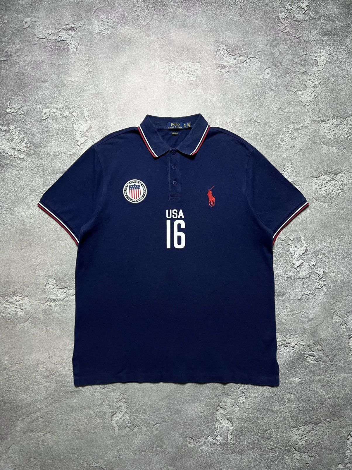 Polo Ralph Lauren Vintage Ralph LaurenTee Shirt USA Big Pony Chief Keef #16 Size US XL / EU 56 / 4 - 1 Thumbnail