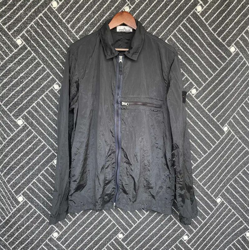 Stone Island Stone Island Black Nylon Men's Jacket 0089 Size US L / EU 52-54 / 3 - 1 Thumbnail