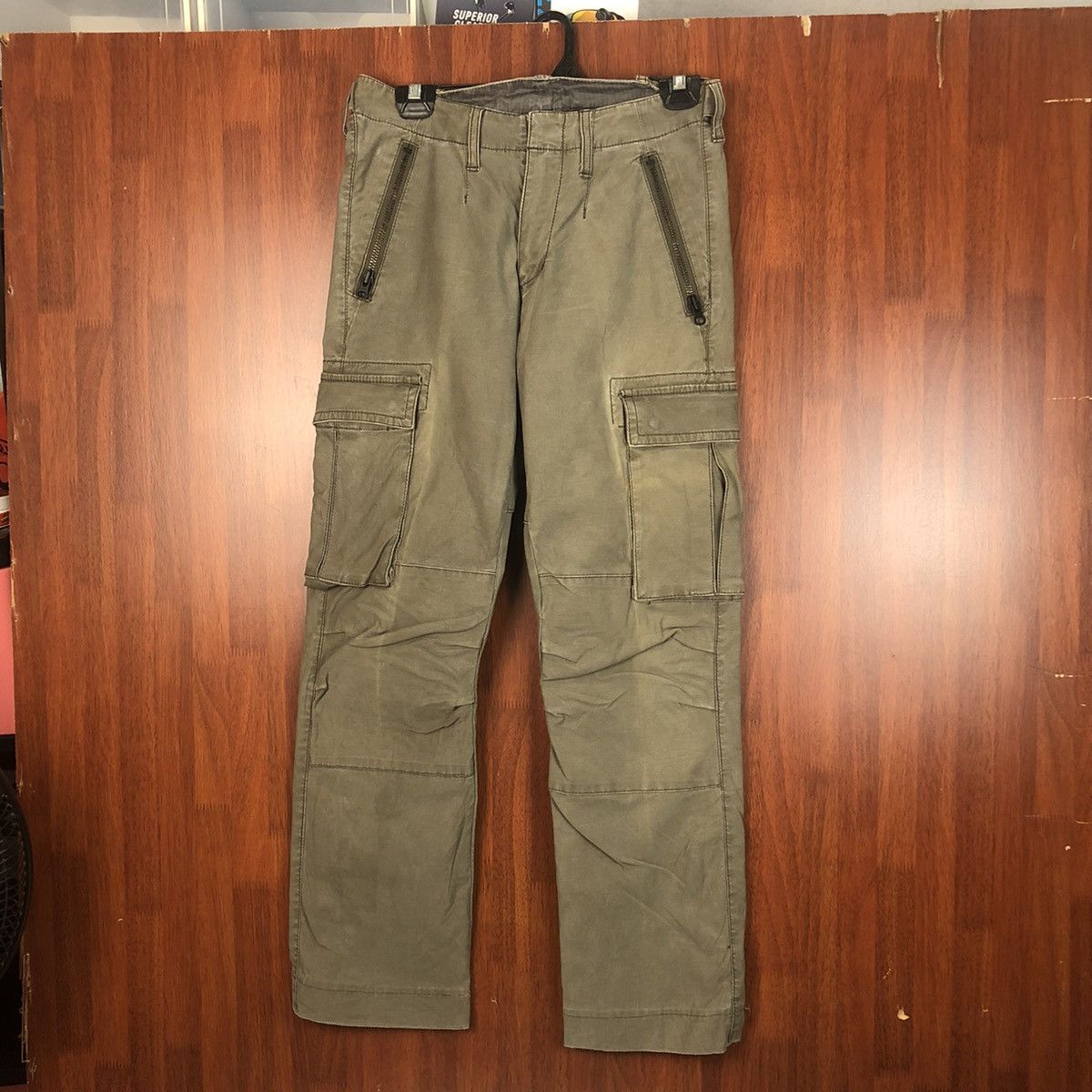 image of Beauty Youth Beauth & Youth Green Multipocket Pants 7516, Women's (Size 26)